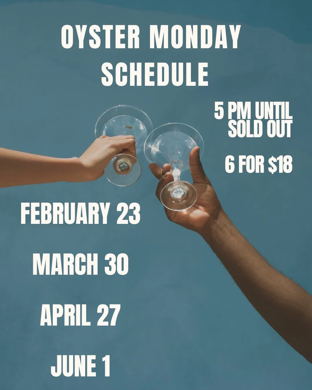 🦪🥂🦪 OYSTER MONDAY SCHEDULE | we&rsquo;re back to our regular programming!!! 🍾🍾🍾

Last Monday of the month with @shucks_oysters ... who can resist that smiling guy shucking fresh oysters?! 

5pm until sold out
6 oysters for $18
2 varieties per n