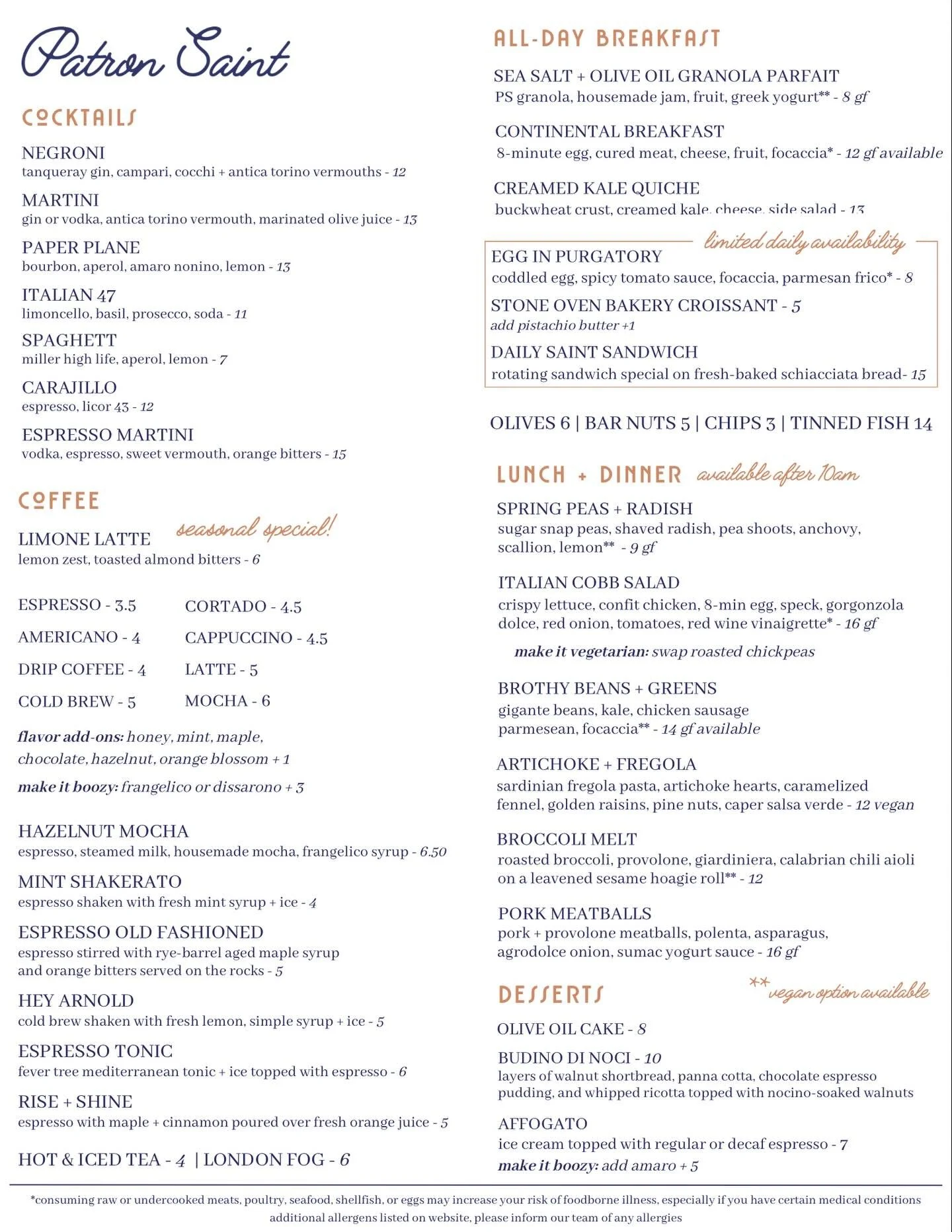 🌷 spring menu is here! baseball is back! the sun is shining! come celebrate with us! 🫜

#newmenu #goguards