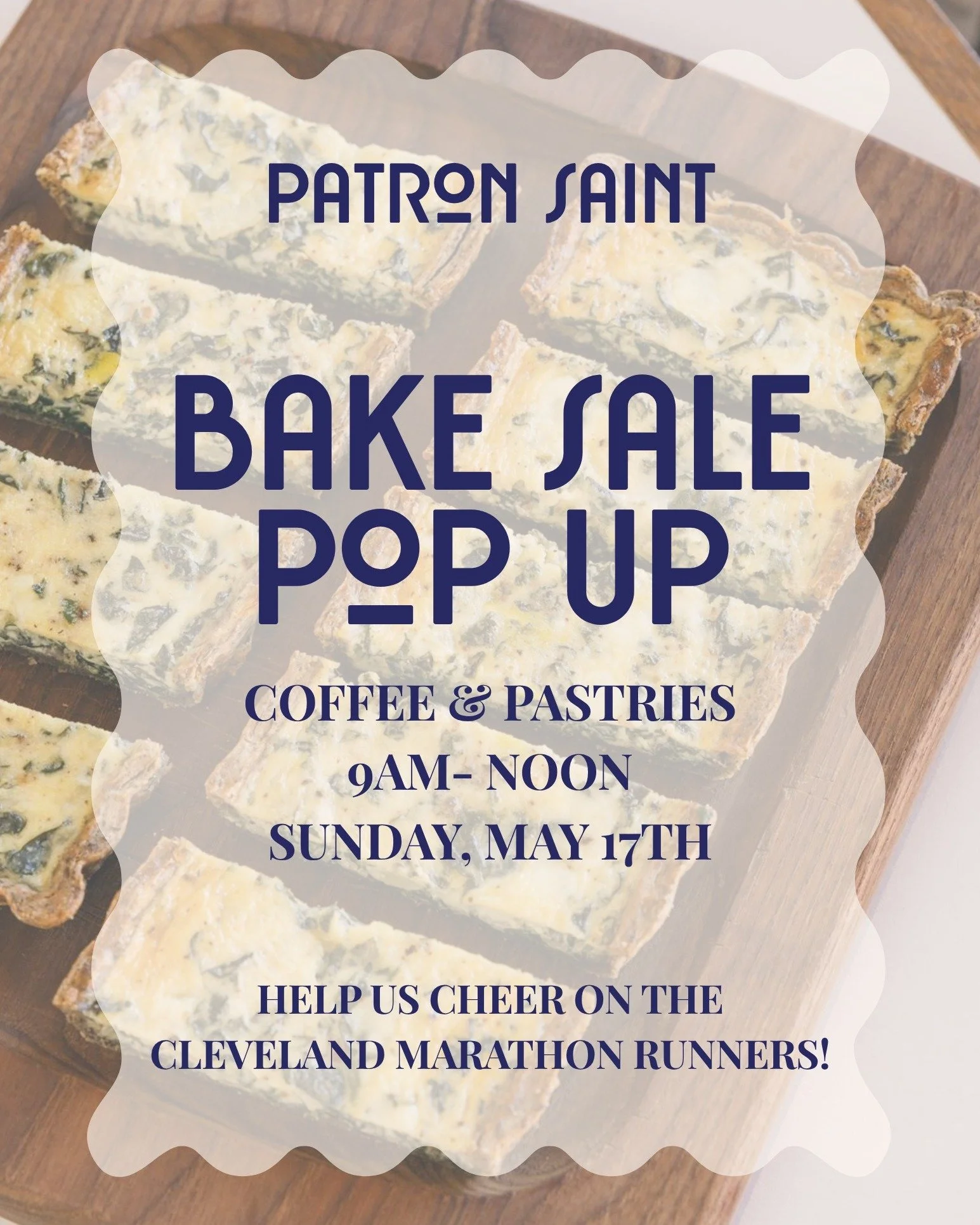 ✨🥐 MARATHON SUNDAY BAKE SALE POP-UP! ☕️🏃&zwj;♀️

We're teaming up with @harnesscycle  to cheer on the Cleveland Marathon runners, and make sure their supporters are caffeinated. Join us for coffee and pastries both sweet and savory from 9am until 1