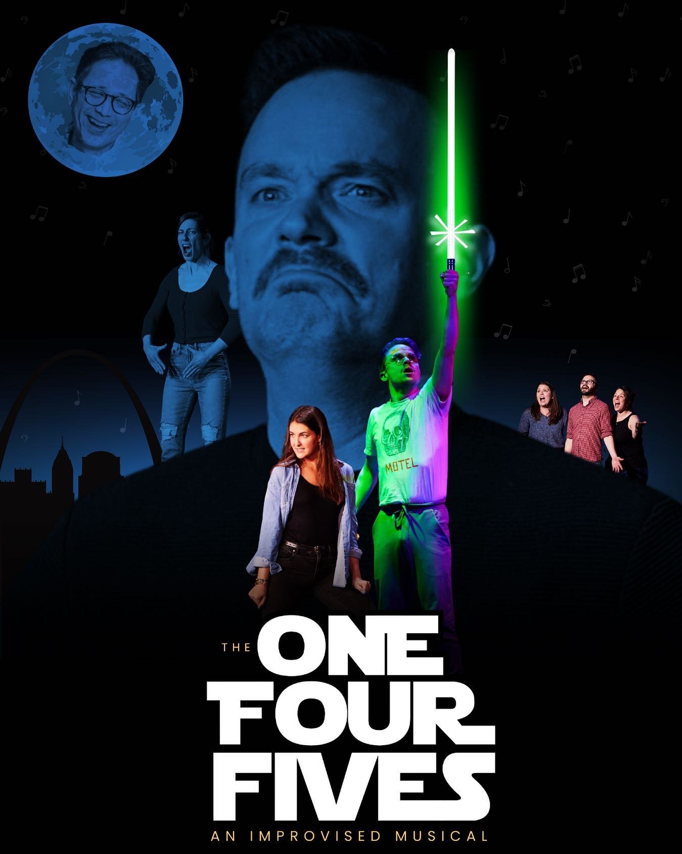 May the One Four(th) Fives be with you. 

&hellip;and no, we probably won&rsquo;t be doing a Star Wars musical any time soon, but we do believe the Ewoks would make a great variety number. 

#starwars #maythe4thbewithyou #musicaltheater #improv #stl