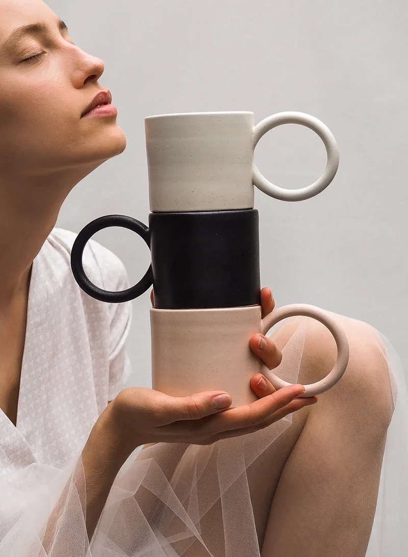 Round Handle Mug