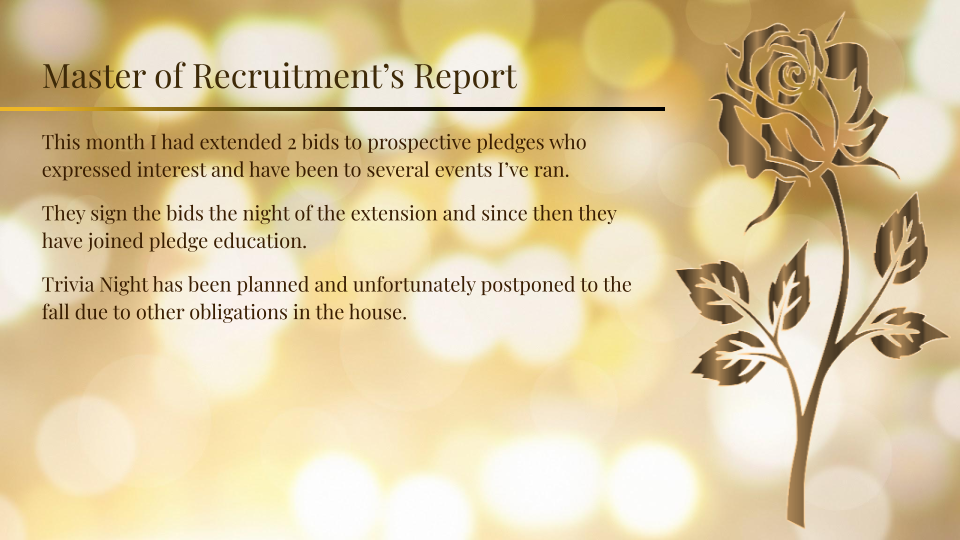 Master of Recruitment