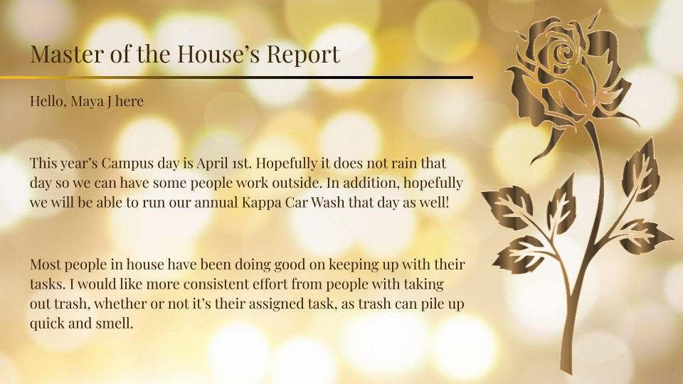 Master of the House
