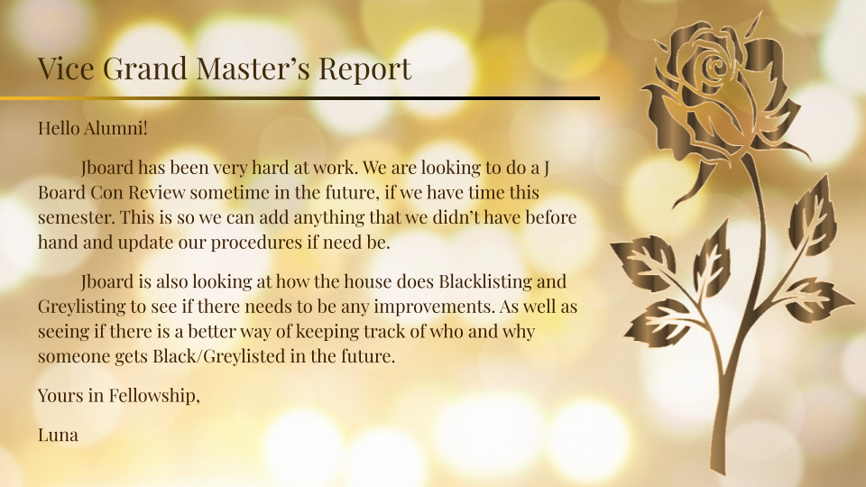 Vice Grand Master