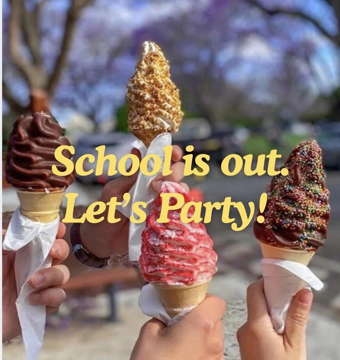 SCHOOL IS OUT! LET'S PARTY!!!