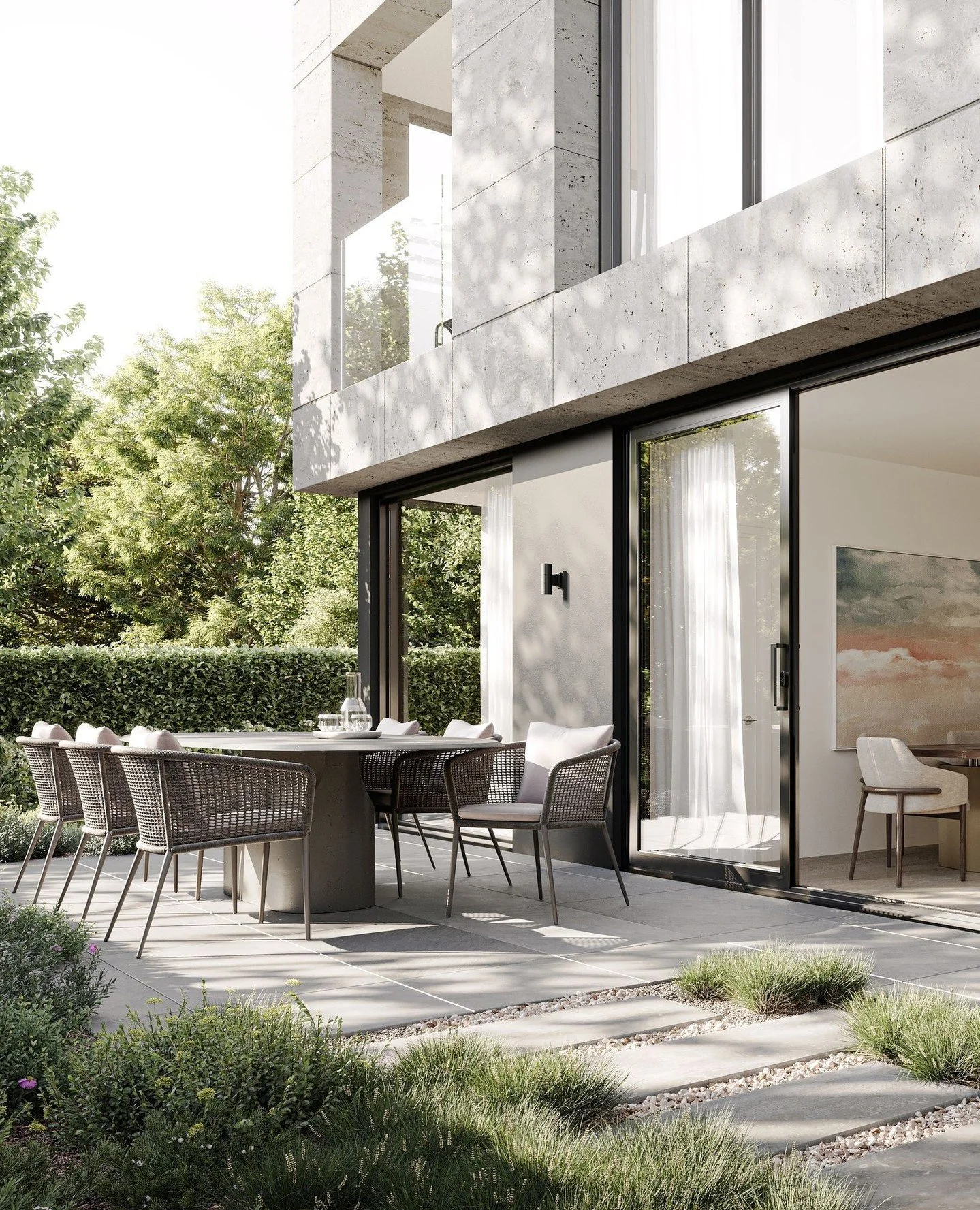 At Avery, every residence connects to nature.⁠
⁠
Curated gardens by Rupert Baynes of Florian Wild Studio wrap ground-floor homes in greenery, while terrace gardens above bring the outdoors into everyday living.⁠
⁠
With over 50% sold, construction und