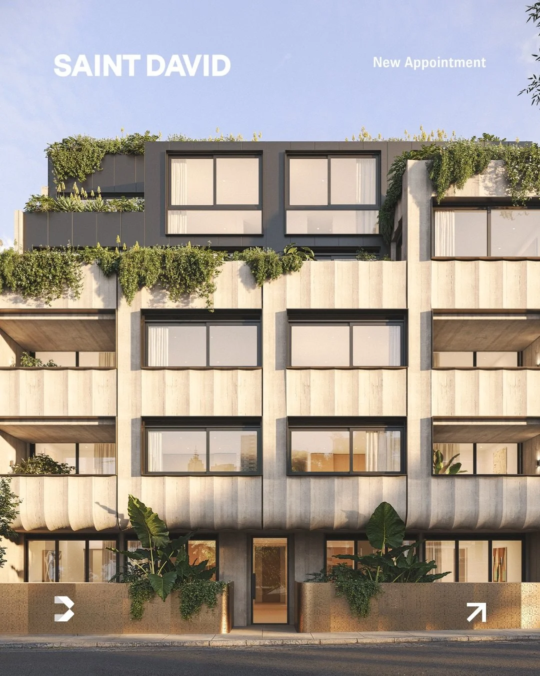 Introducing Saint David.

We&rsquo;re proud to be appointed to represent this limited collection of 17 bespoke residences, positioned between Smith and Brunswick Streets in the heart of Fitzroy. 

Developed by @dare__pg, with architecture by @cerastr