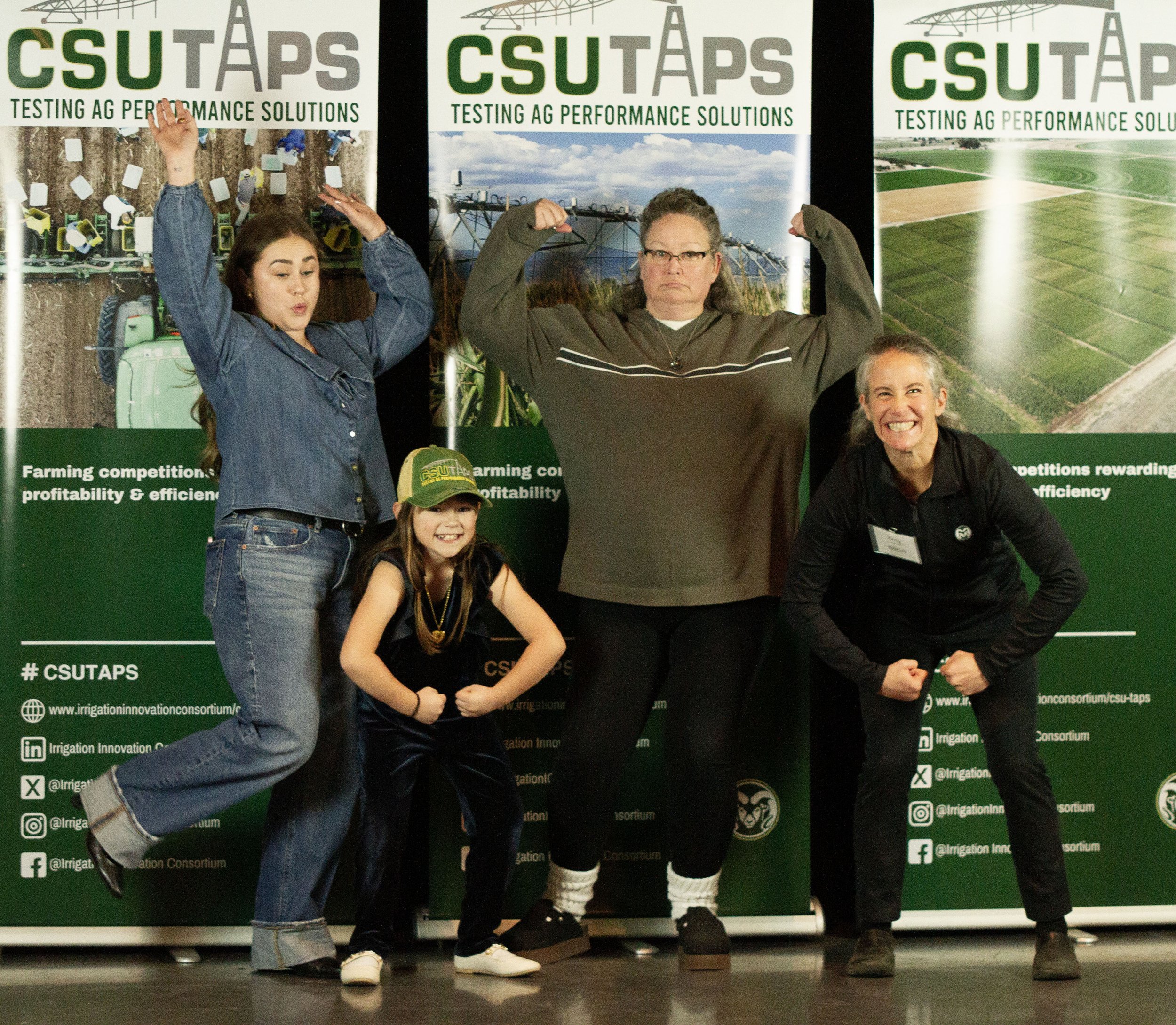  The photo backdrop was open to all for fun pics! And every winner had a win photo. 