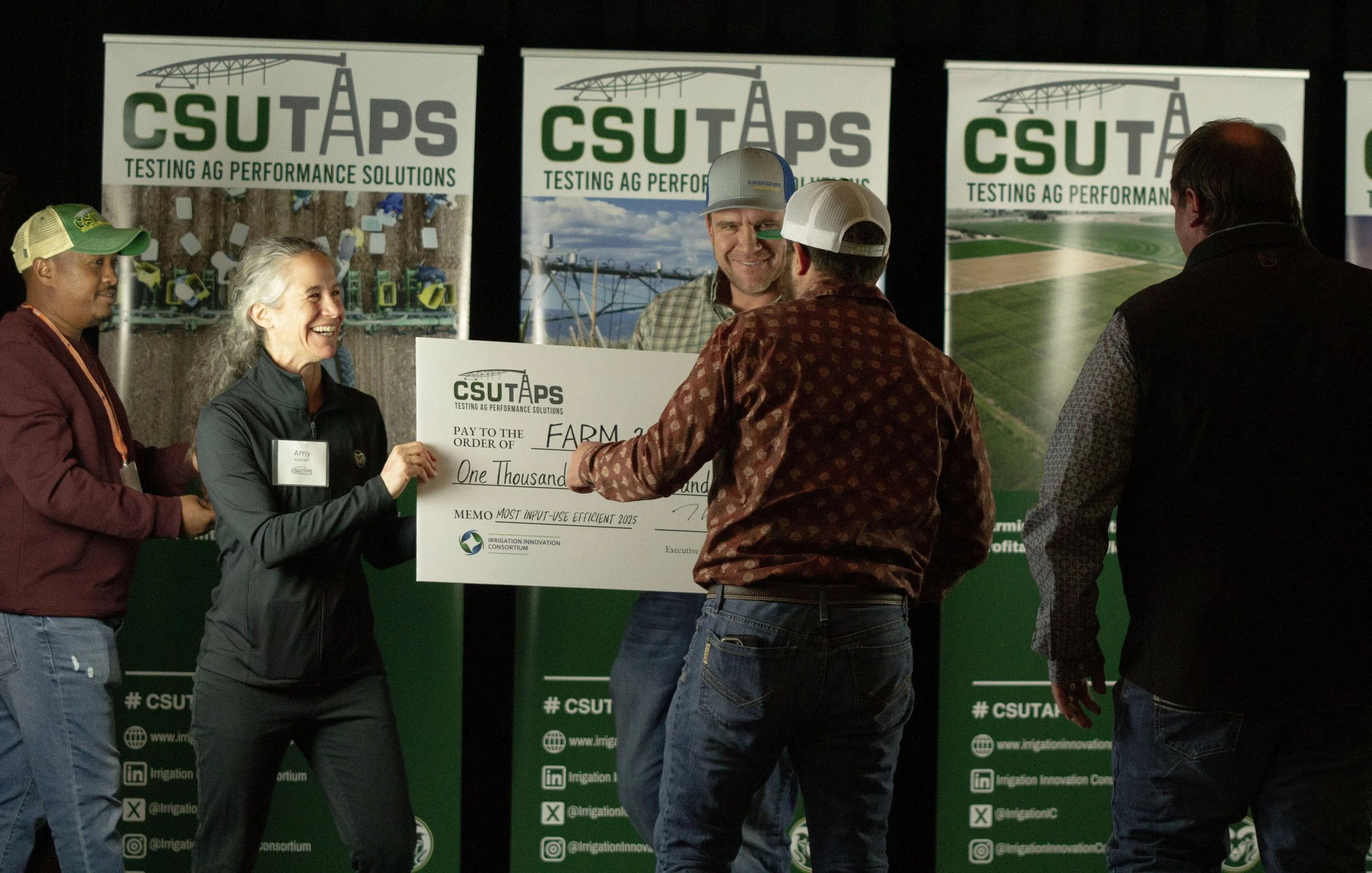 2025 CSU-TAPS winning teams each had award photos taken.