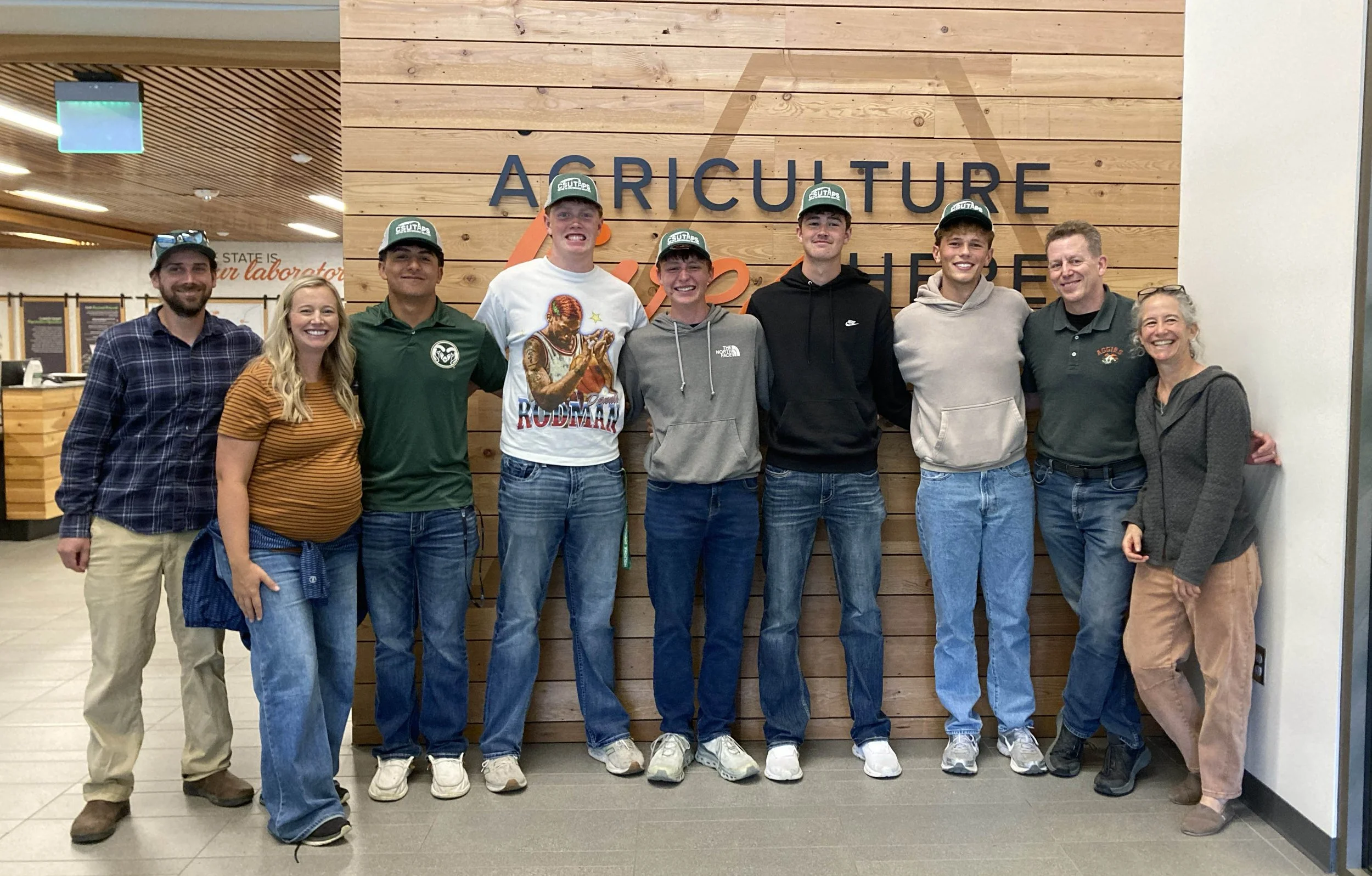 Holyoke High School FFA members competing in CSU-TAPS visited CSU College of Ag Sciences in September 2026.