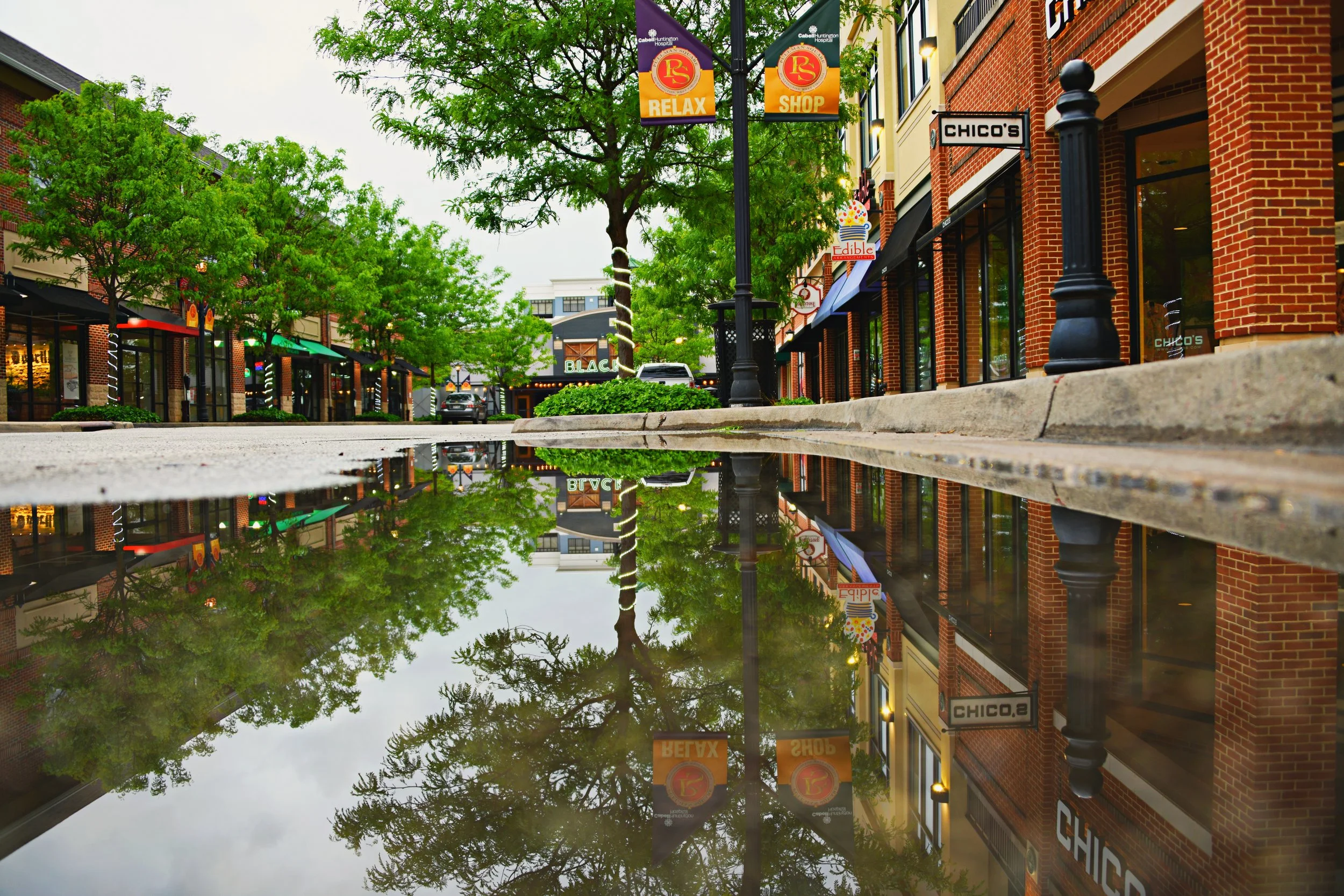 Pullmam Square Water Puddle.JPG
