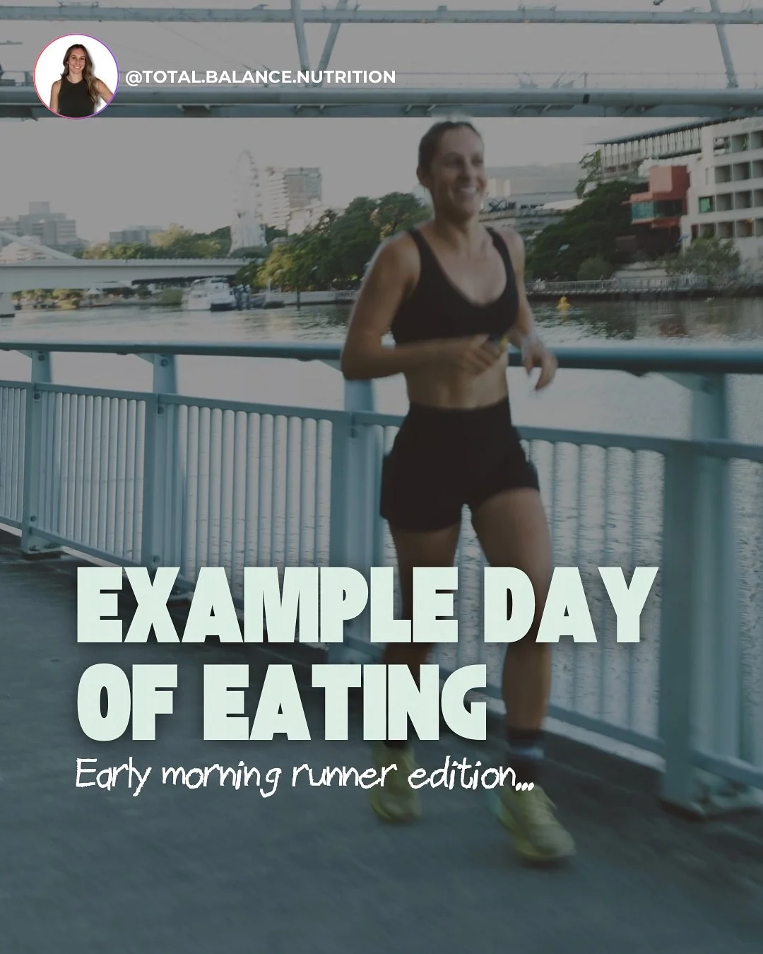 Do you train early in the morning?
Know when and what to eat around your training is half the battle, so here’s an example of what your day might look like.