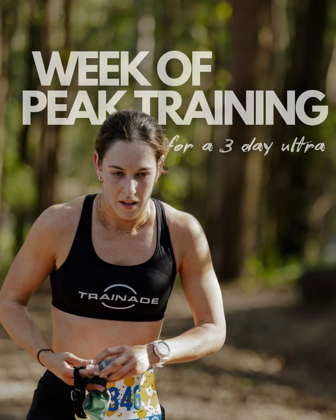Less than 4 weeks until @buffalostampede_au 3 day ultra and only 1 more peak week of training!

Definitely getting into the less aesthetic side of training where my personality basically just includes constantly eating, too much washing and 3am alarm