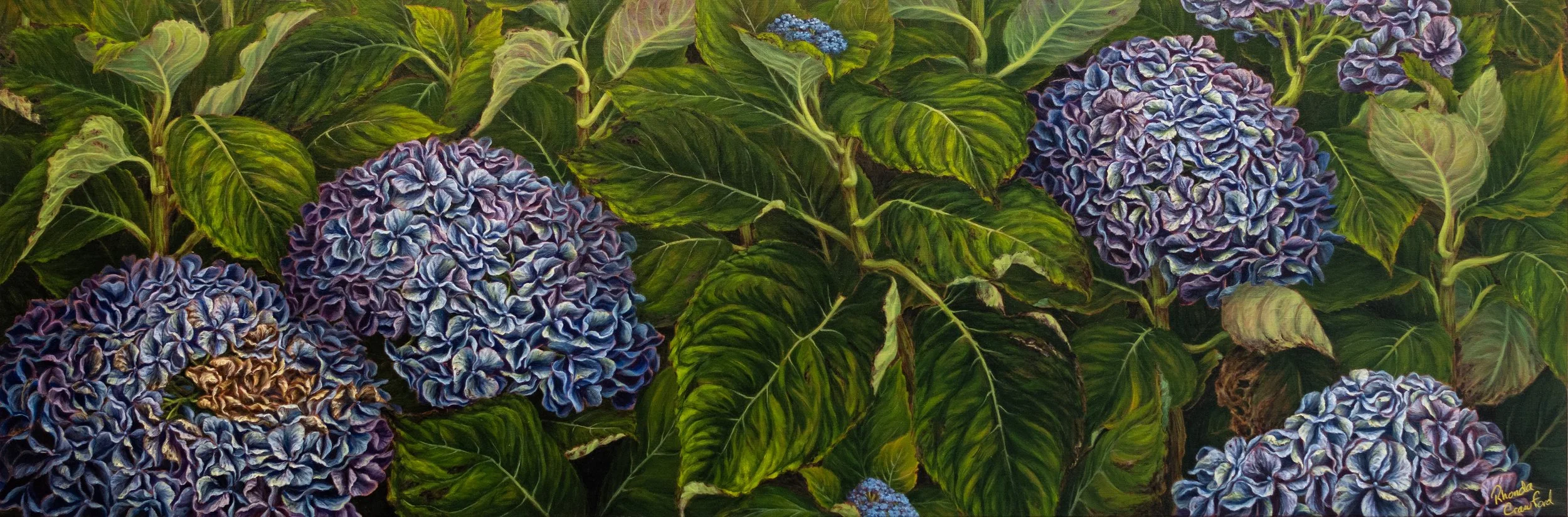 Rhonda Crawford Art - Blue Mood