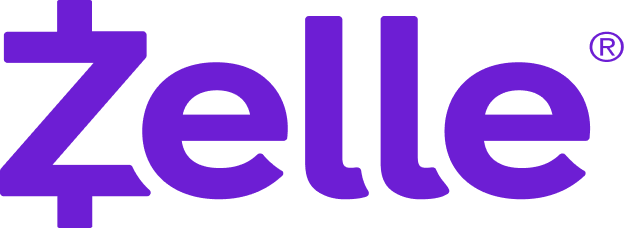 The word 'zelle' in purple text with a registered trademark symbol.