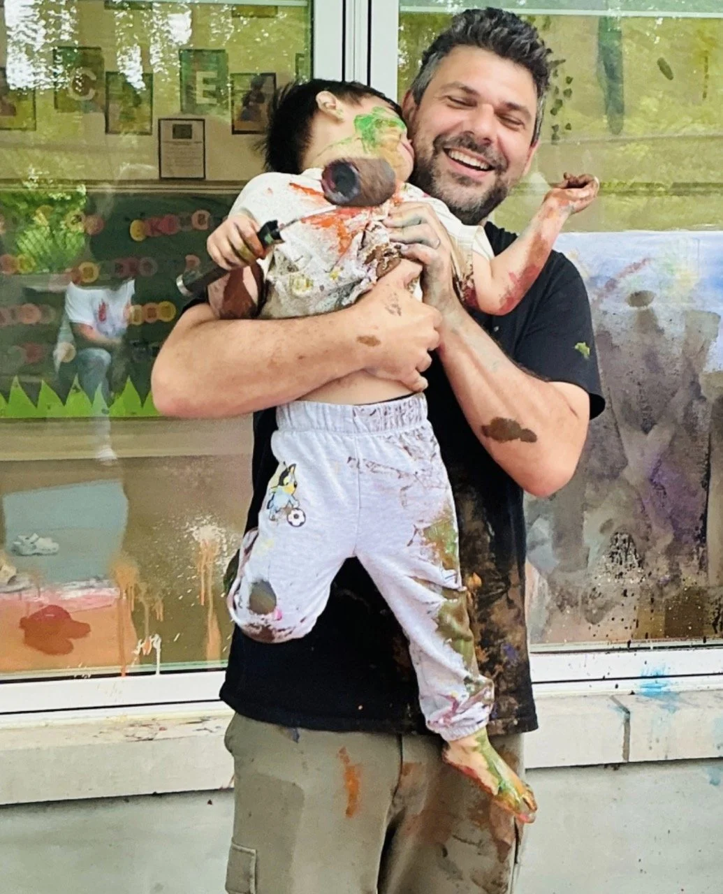 Messy Paint Day Fun