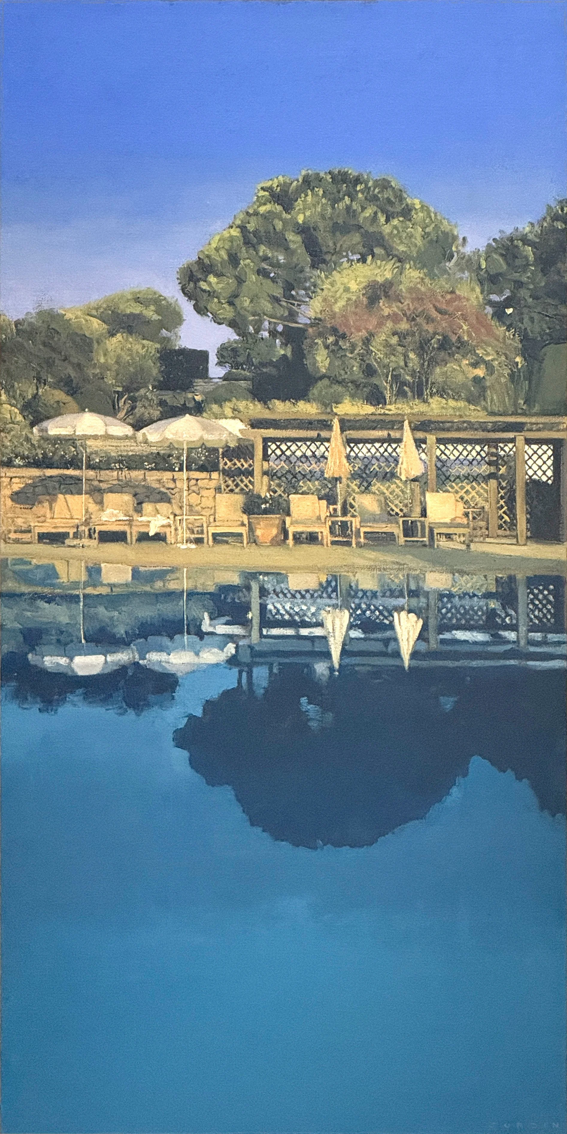 POOLSIDE (2025) 
Oil on ACM Panel
48" x 24" *SOLD