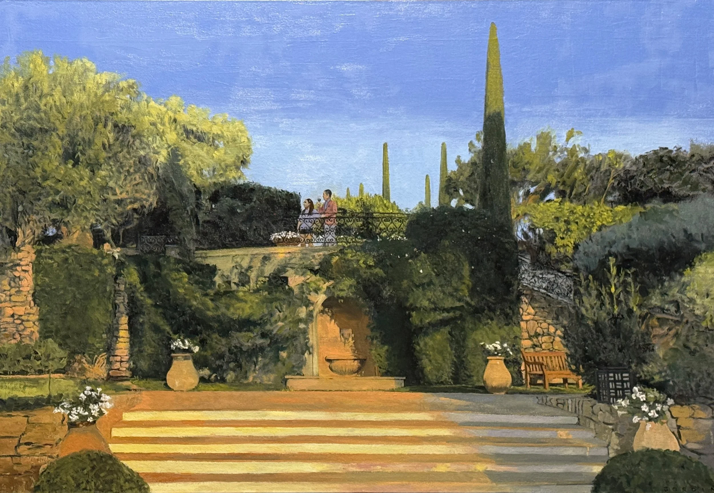 THE GARDEN CONVERSATION (2025) 
Oil on Combination Panel
48" x 32" 