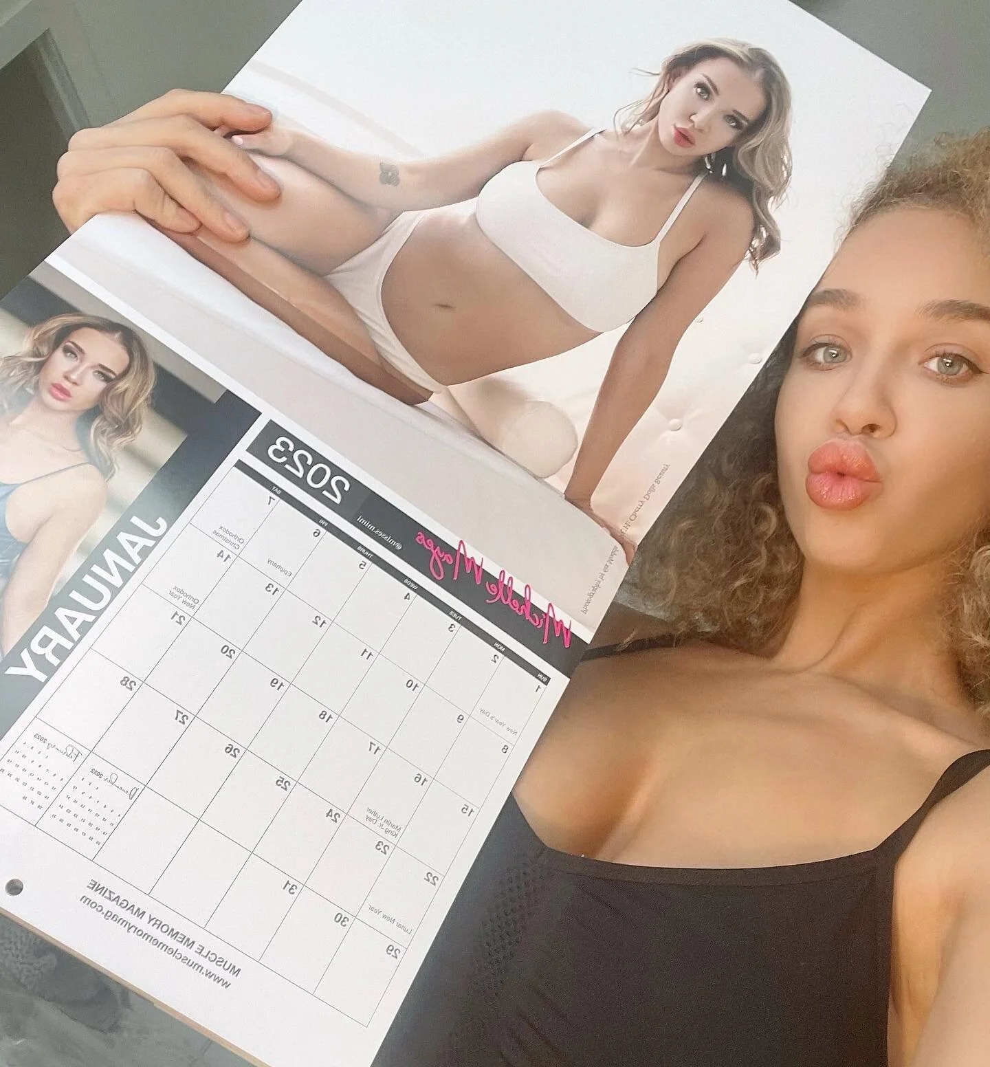 🔥🔥🔥 2023 Hotness Infusion Calendars have arrived! 🔥🔥🔥

@hotnessinfusion @musclememorymag @6ixmodels_ @beatyourfacebylace @lsu.suhairandbeauty 

Thank you so much! DM me for your own Calendar! 
Selling for $25 ☺️