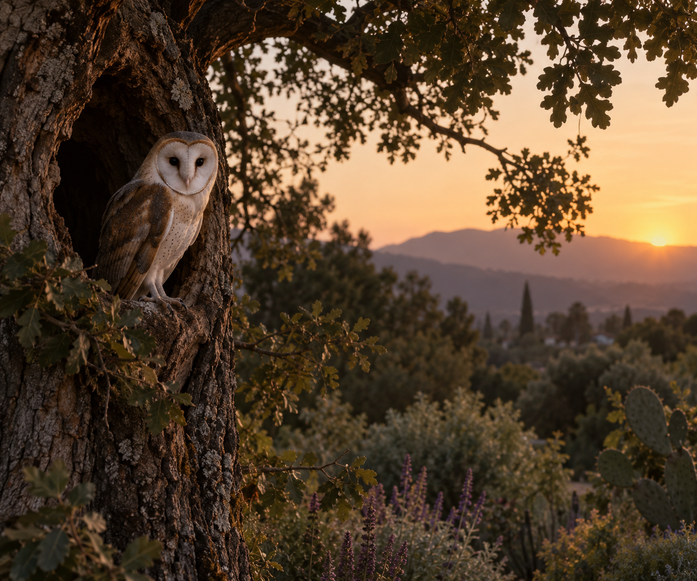 The Owl and the Oak