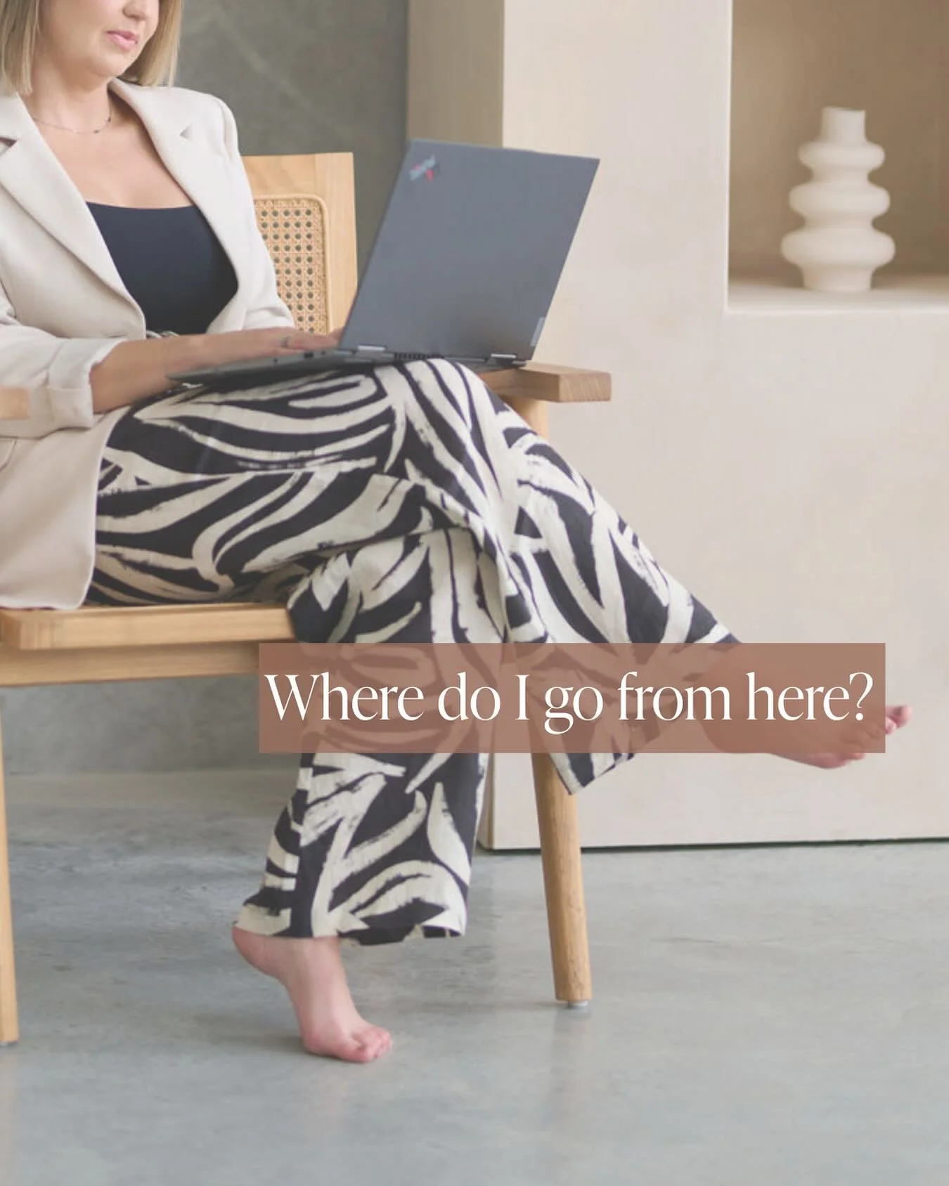 Maybe you&rsquo;re sitting in the in-between? Not who you were, not quite who you are here to become? Life feels like it has stopped, yet the world is moving on around you. 

The voice is loud: Where do I go from here? 

The truth is, you don&rsquo;t