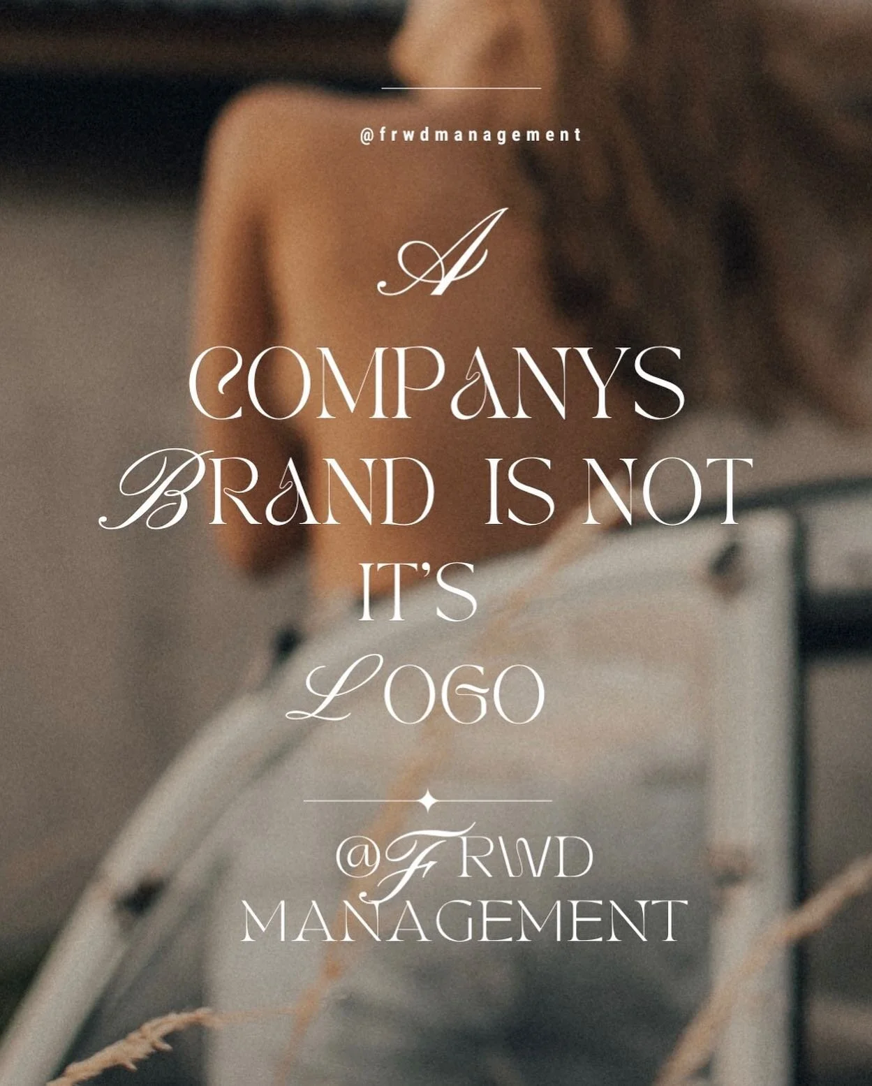 A company brand is not its logo! It&rsquo;s about so much more 🫶🏼 brand = vision
