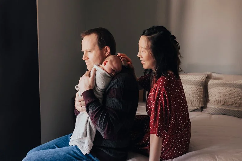 Relaxed baby photos at home- canberra photographer