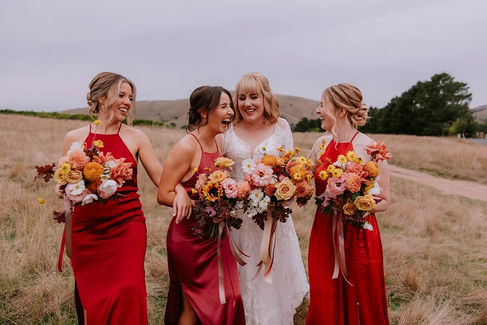 A colourful outdoor wedding at Poachers Pantry