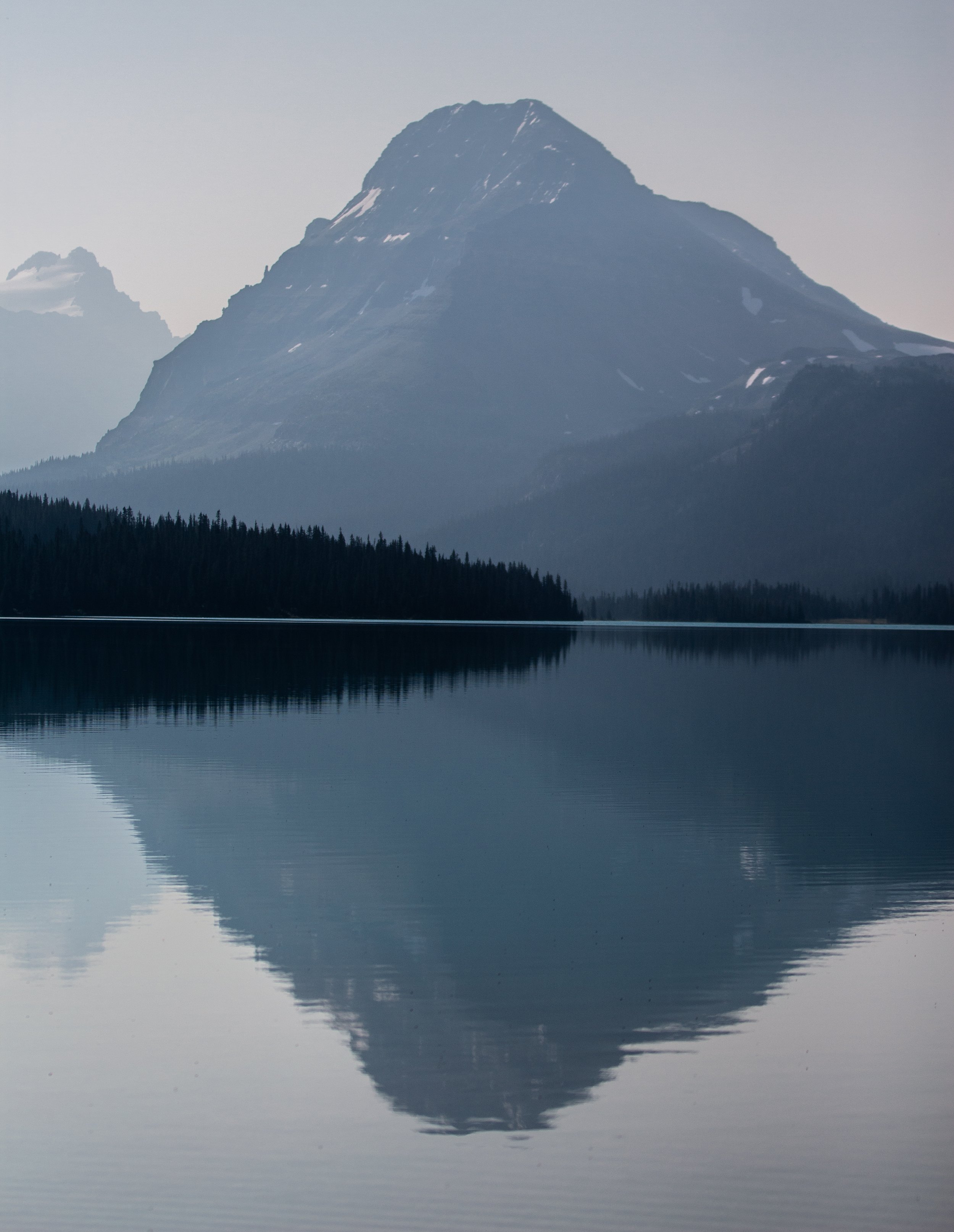 Bow lake, Canada