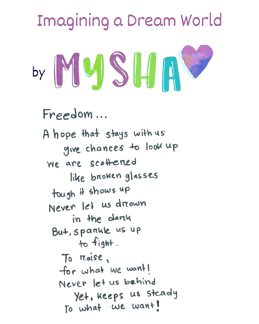 Poem: Imagining A Dream World
