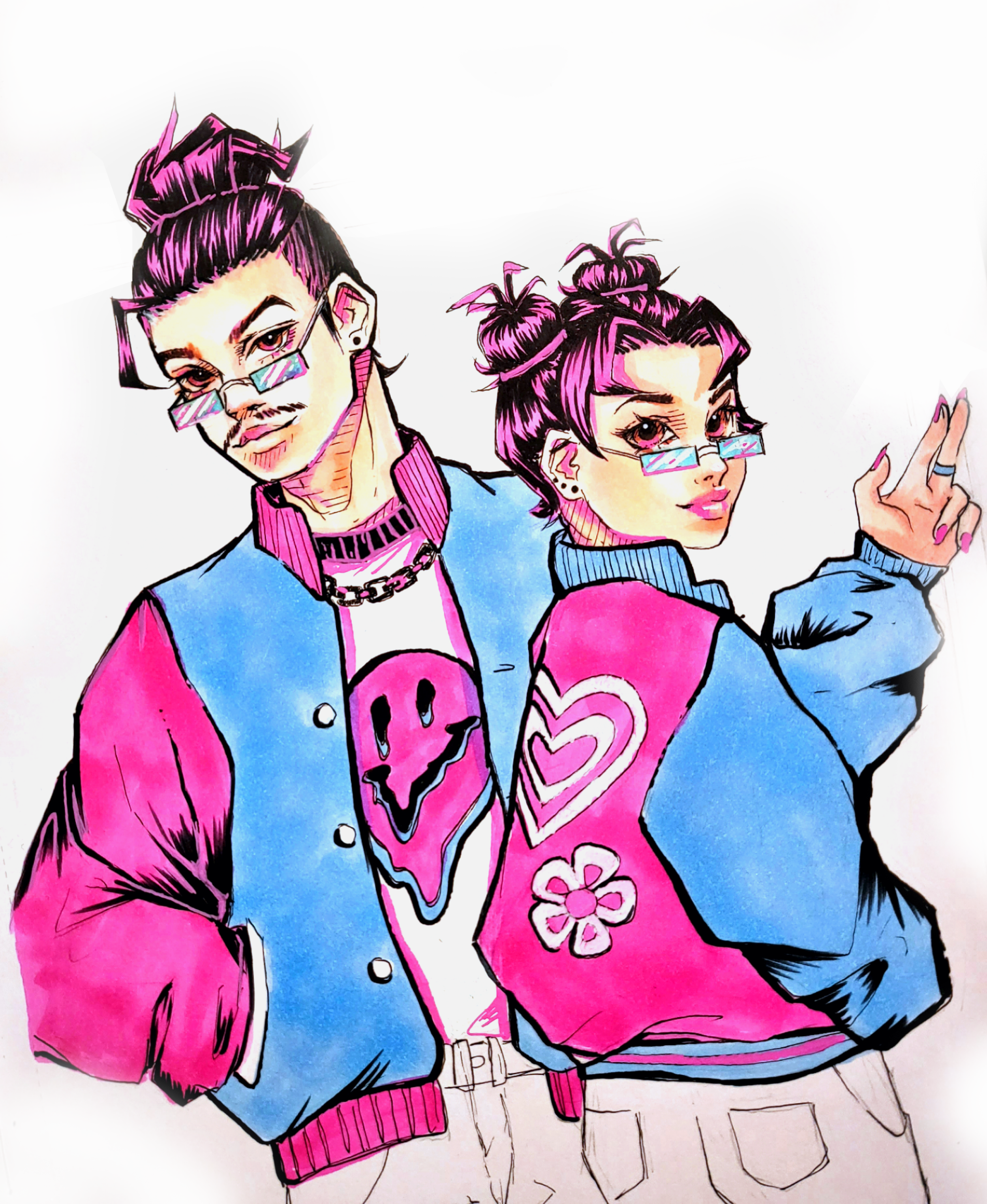 Micron Pens and Copic Markers