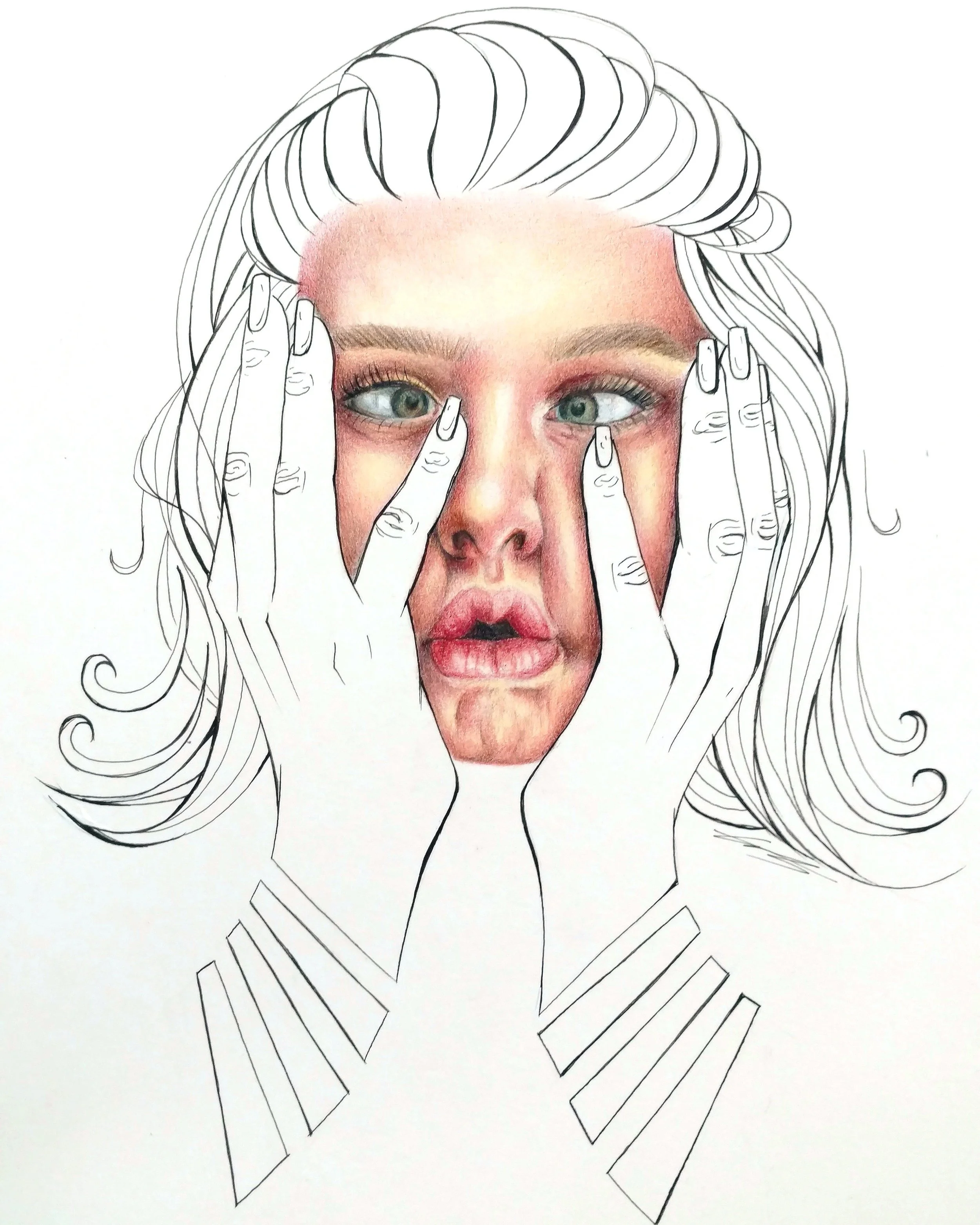 Prismacolor Pencils and Micron Pens (2016)