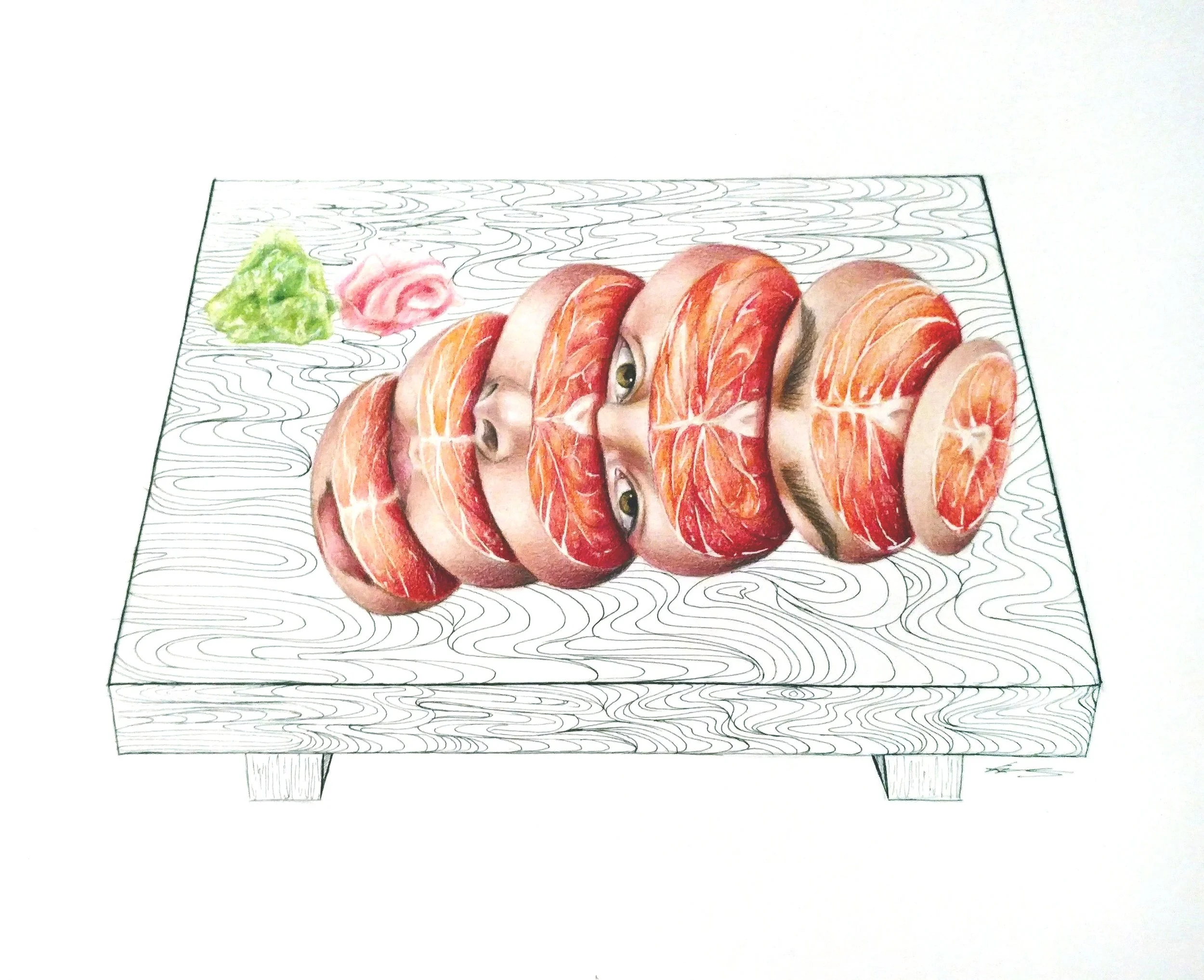 Made with Prismacolor Pencils + Micron Pens (2017)
