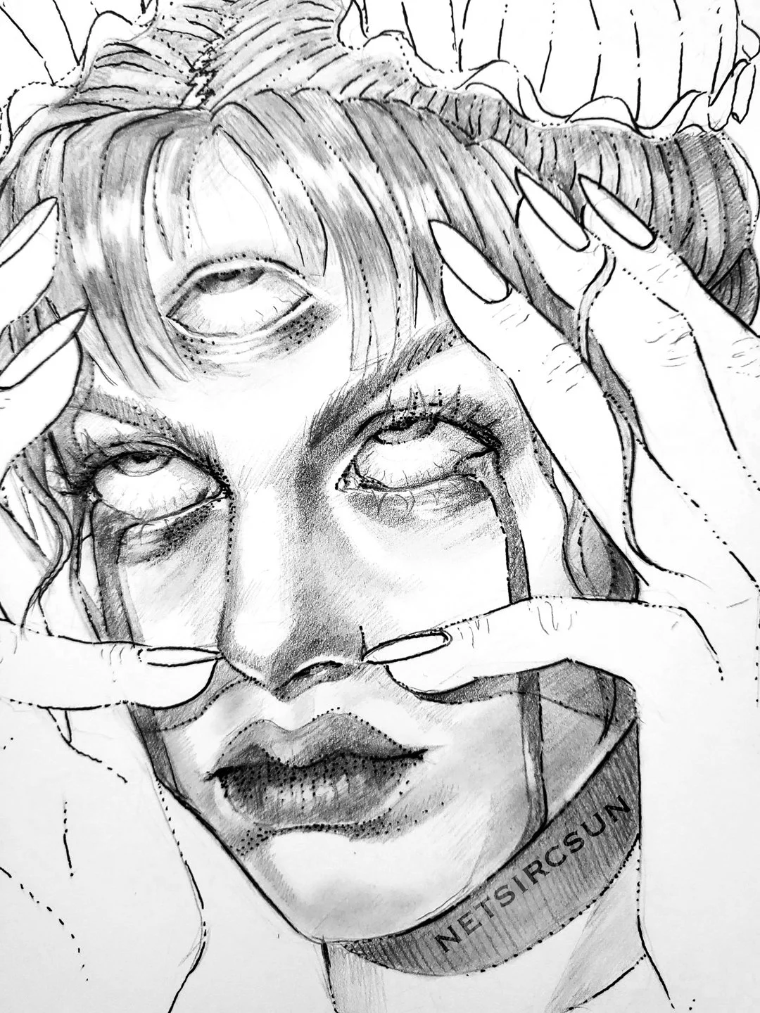 Graphite pencils and micron pens