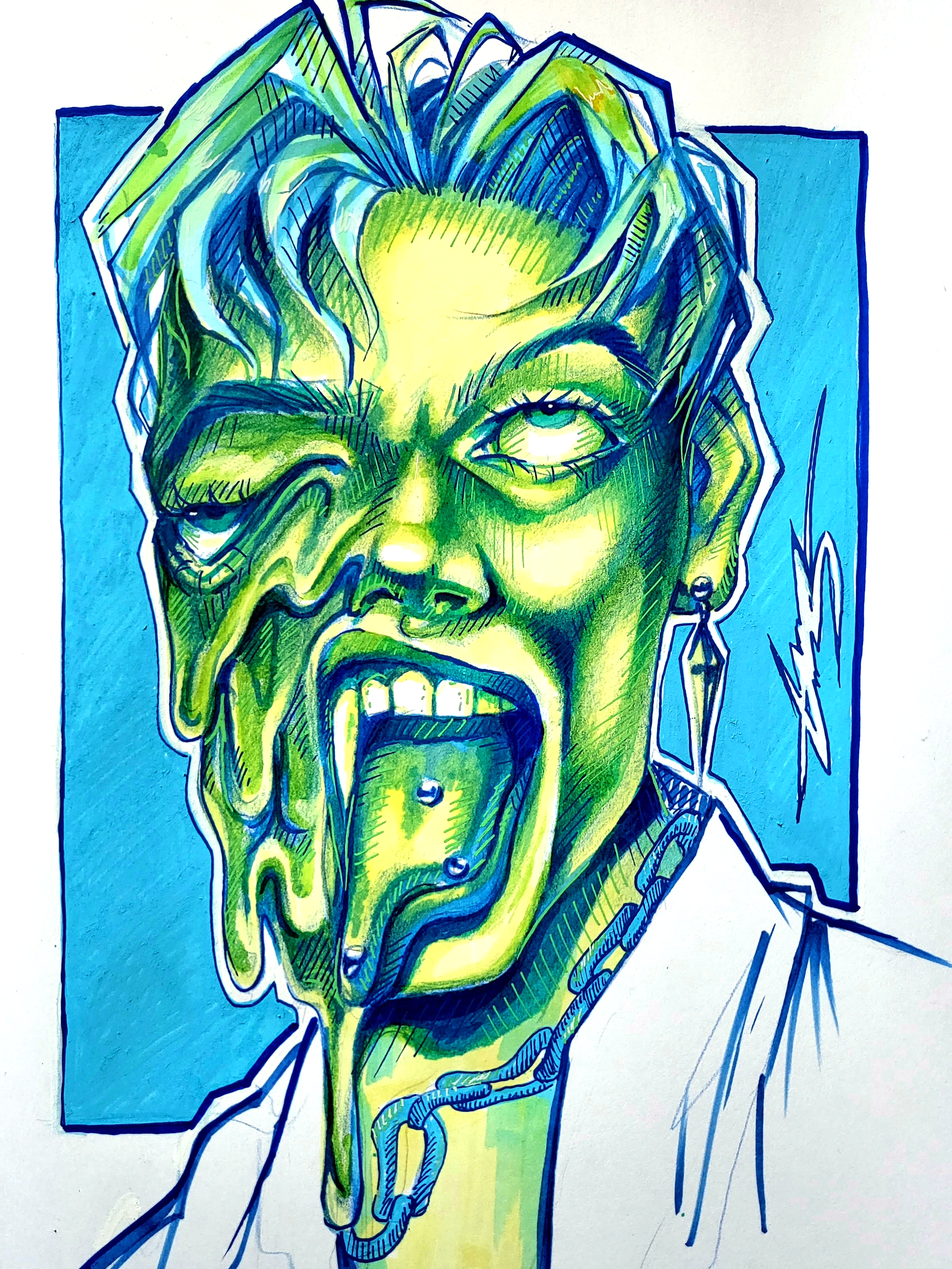 Copic Markers and Posca Paint pens