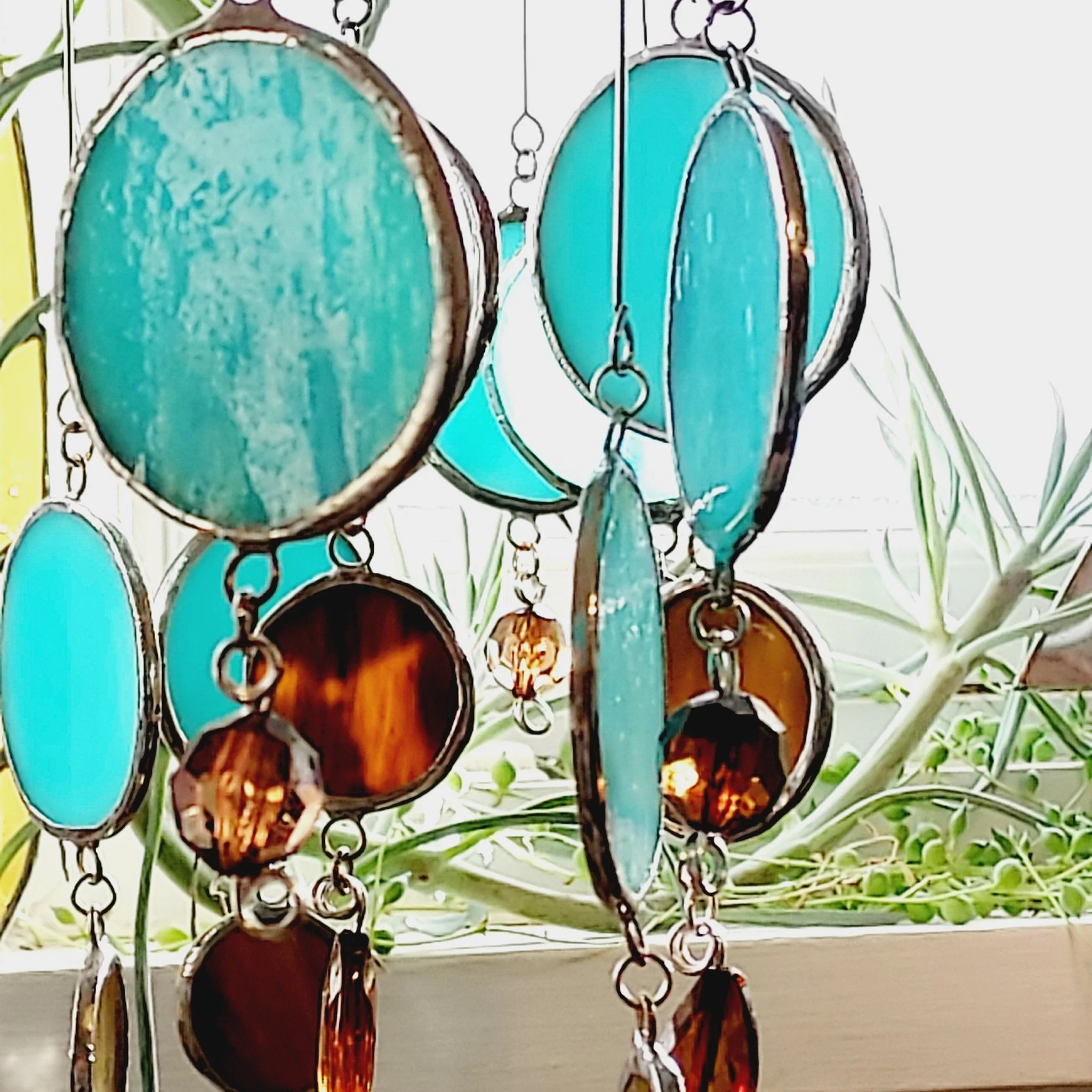 Hanging Glass Sculpture