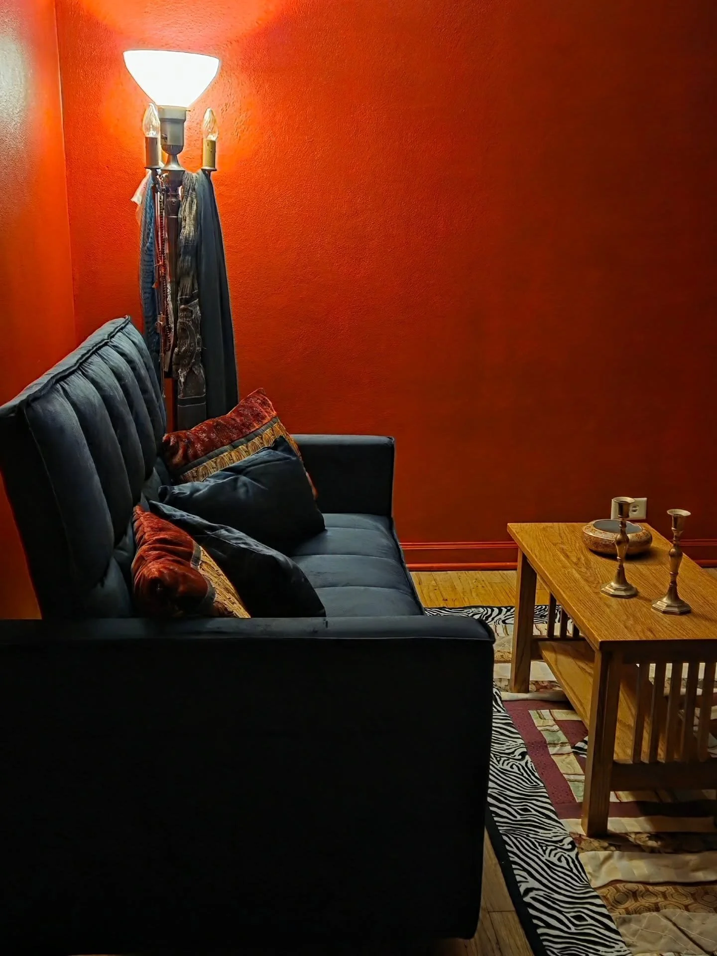 Library in progress. TBC. Next is installing black shelves on black wall and hanging pictures for gallery walls.