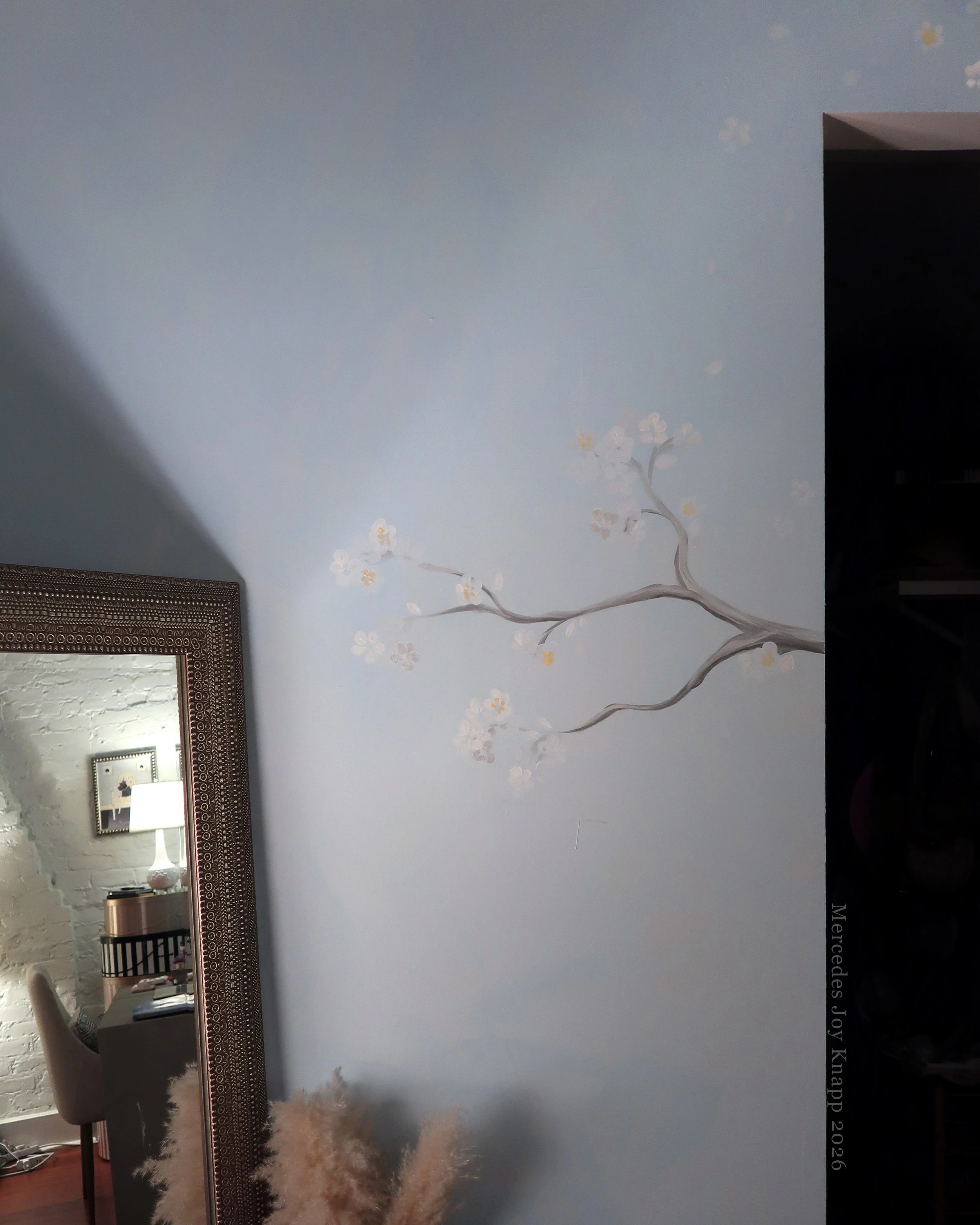 Chinoiserie Cherry Tree and Egret 2026