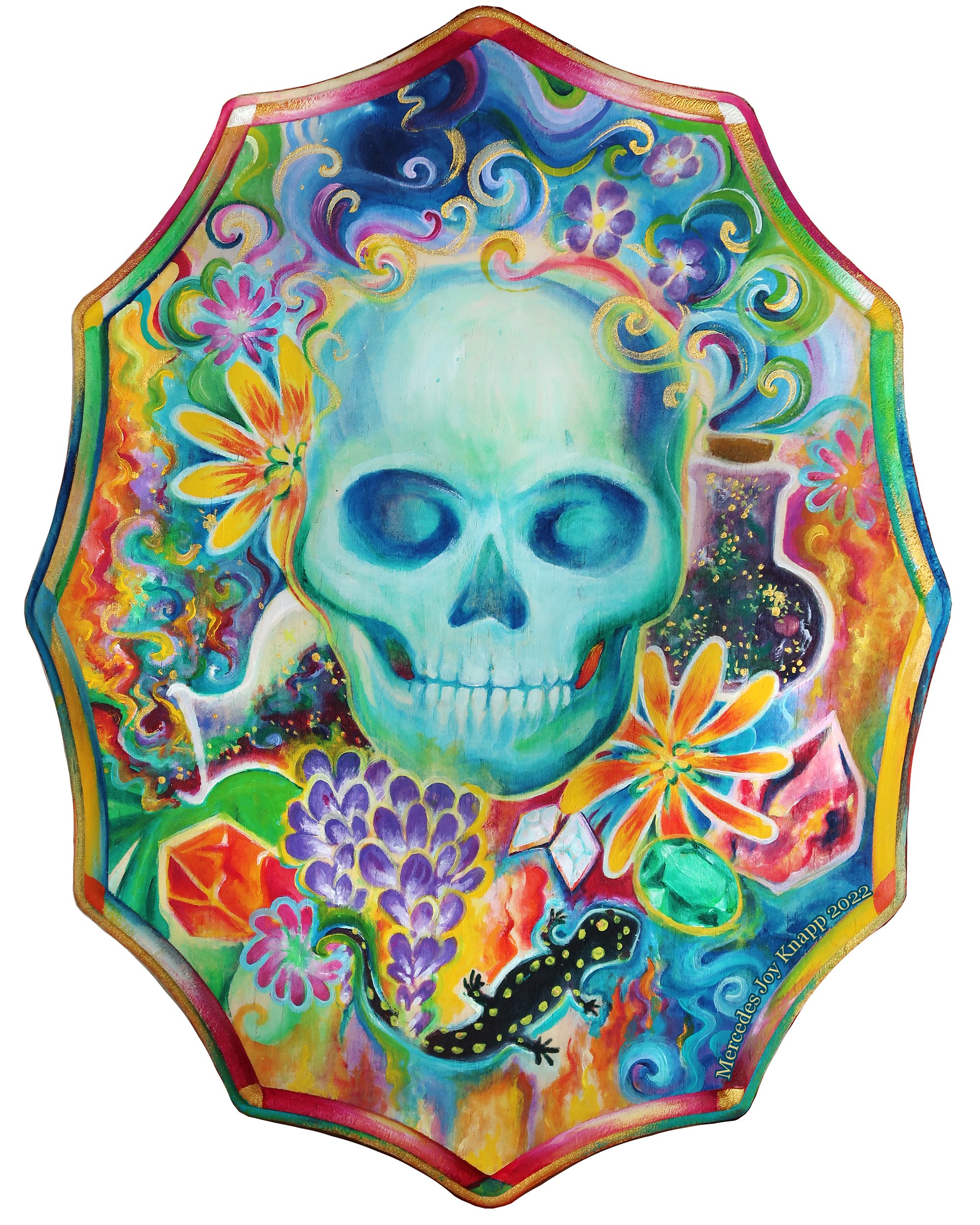 Apothecary // acrylic on wood, October 2022 SOLD