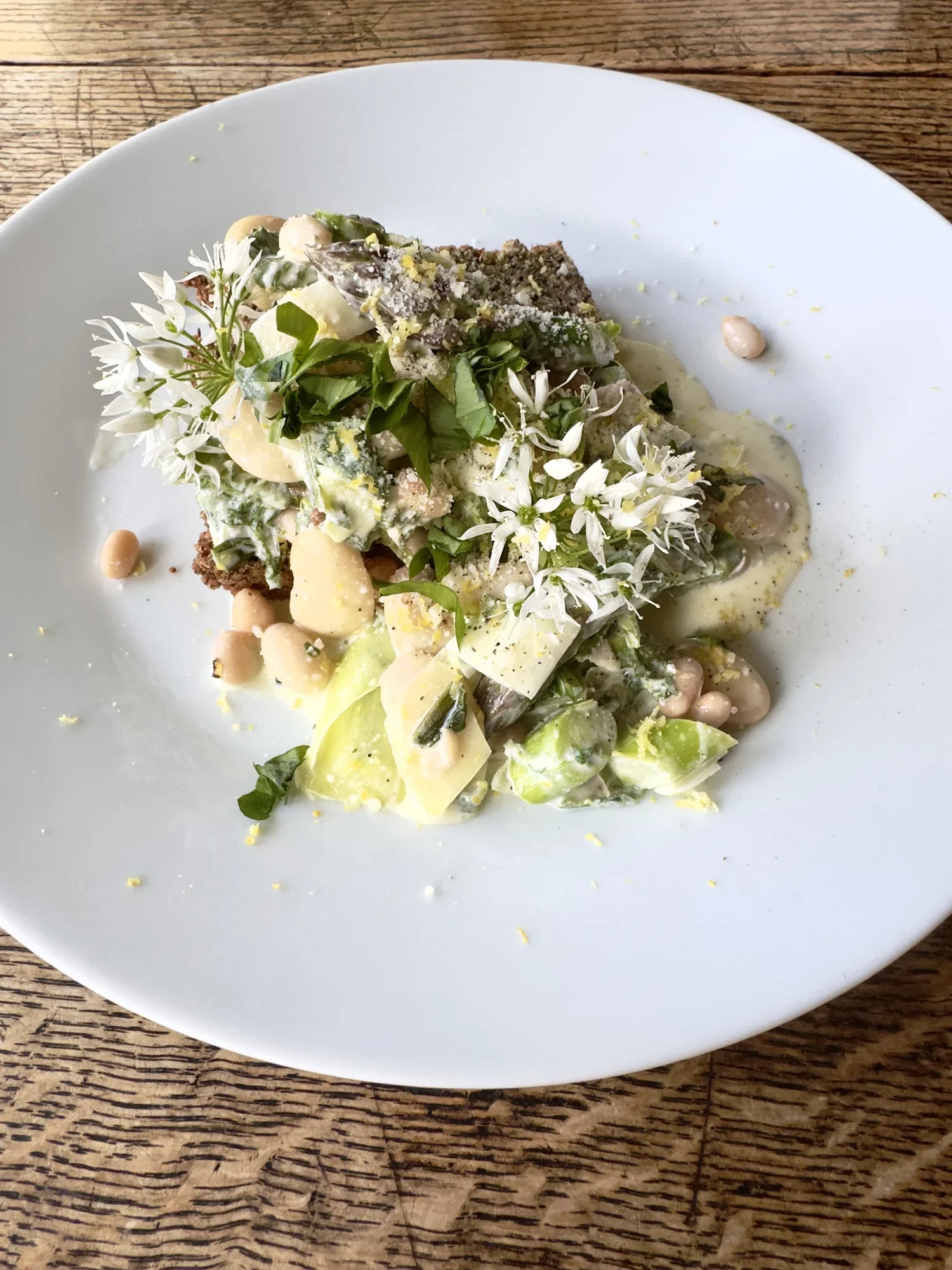 Spring Beans on Toast