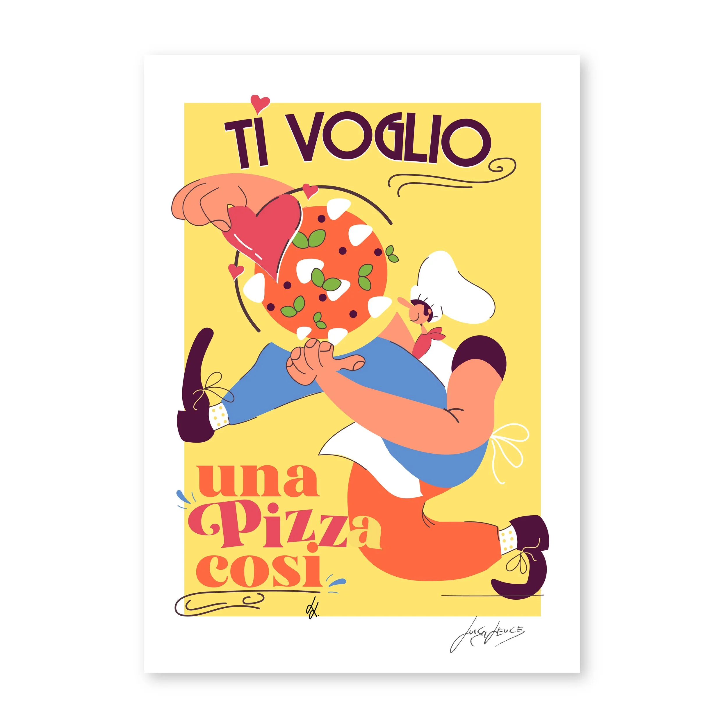 Ti voglio una pizzà così