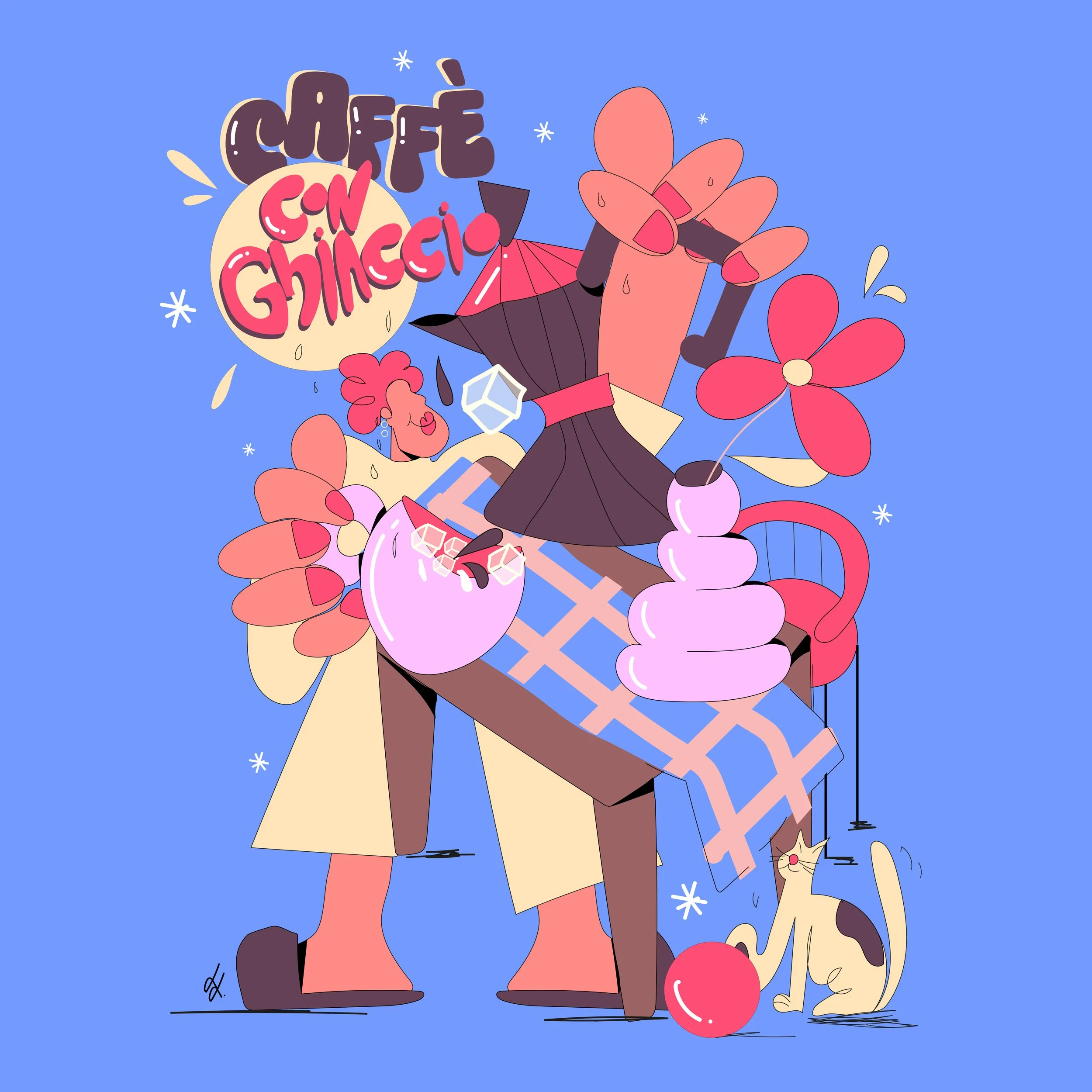 Caffè con ghiaccio
