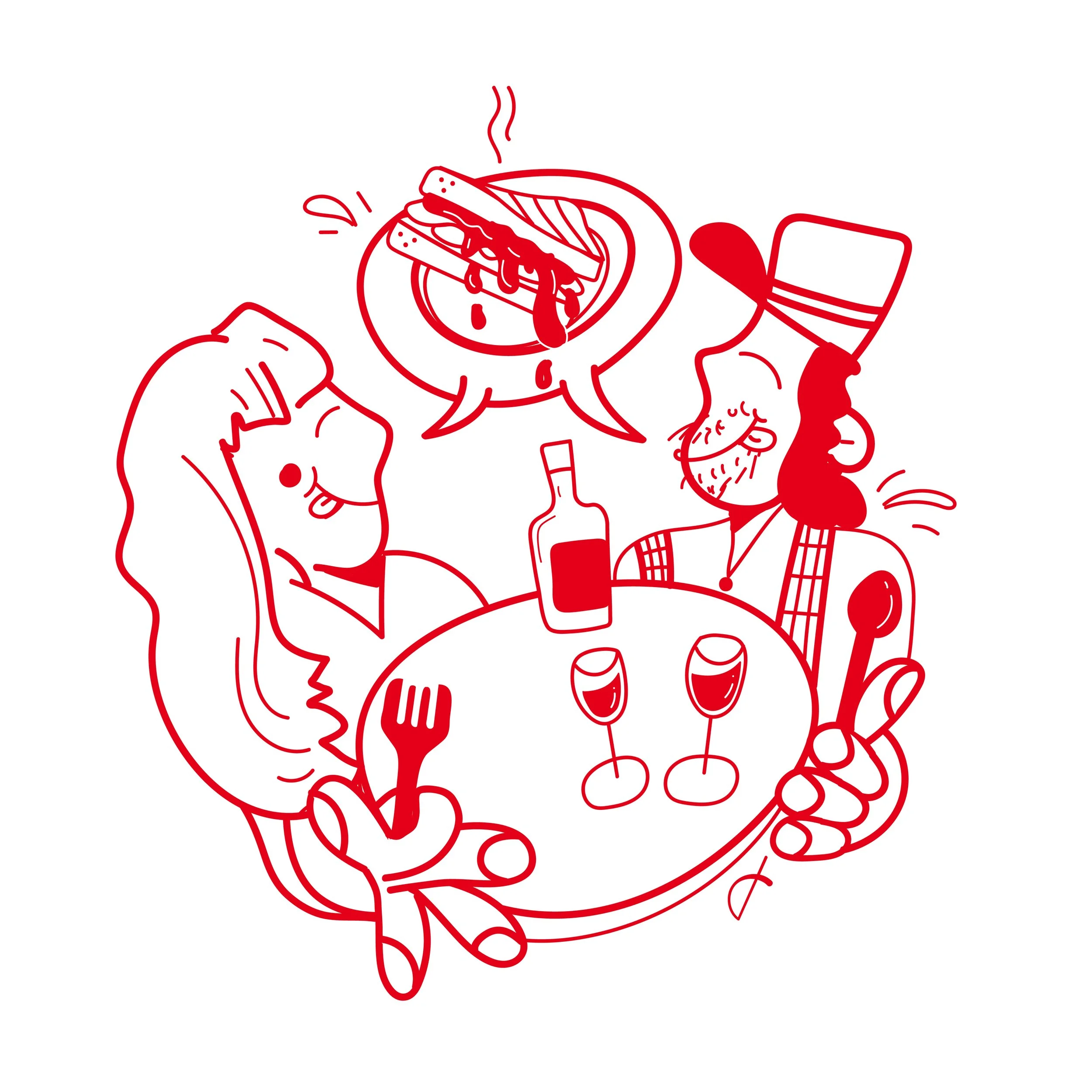 "Quindi dove andiamo" - Logo e mascotte design