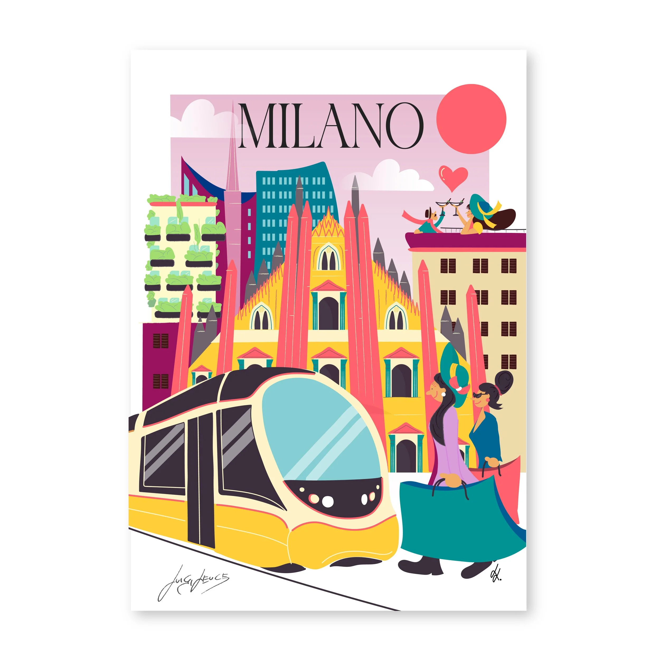 Milano - Poster all'italiana