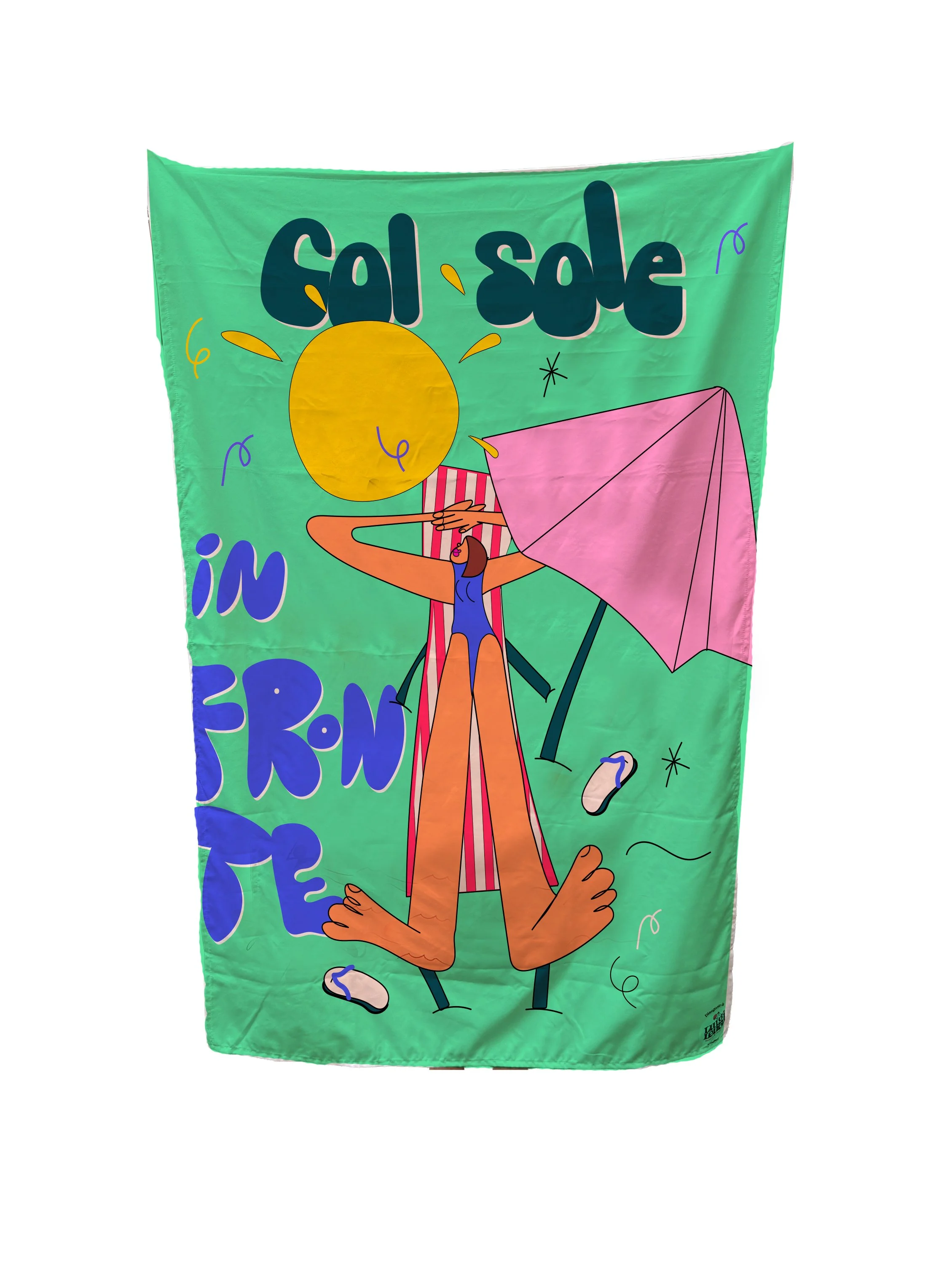 Col sole in fronte - Telo mare