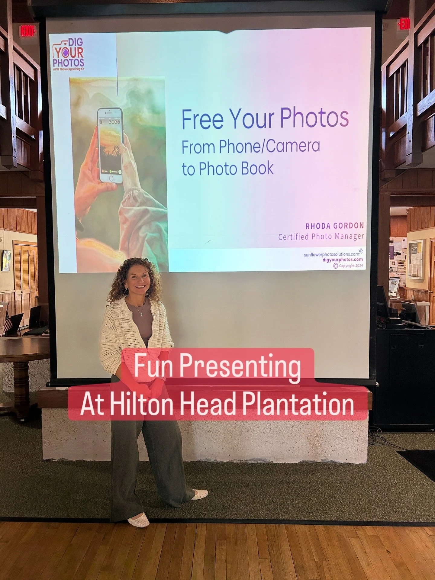 Had the best morning giving my &ldquo;Free Your Photos: From Phone/Camera to Photo Book&rdquo; talk. 60 amazing attendees and so much fun! 🎉
Huge thanks to the Lifestyle Services team and everyone who showed up ready to learn, laugh, and finally fre