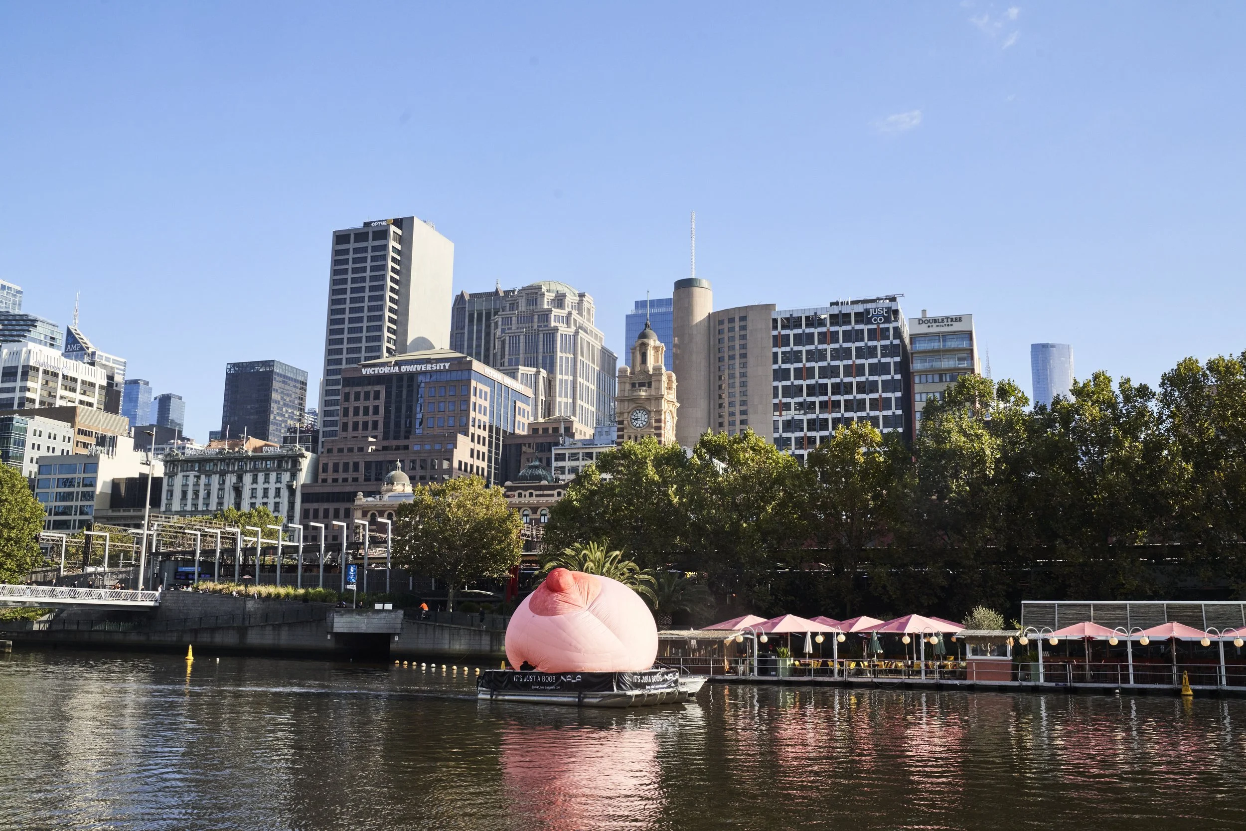 ACTIVATION: GIANT INFLATABLE BREAST - NALA 