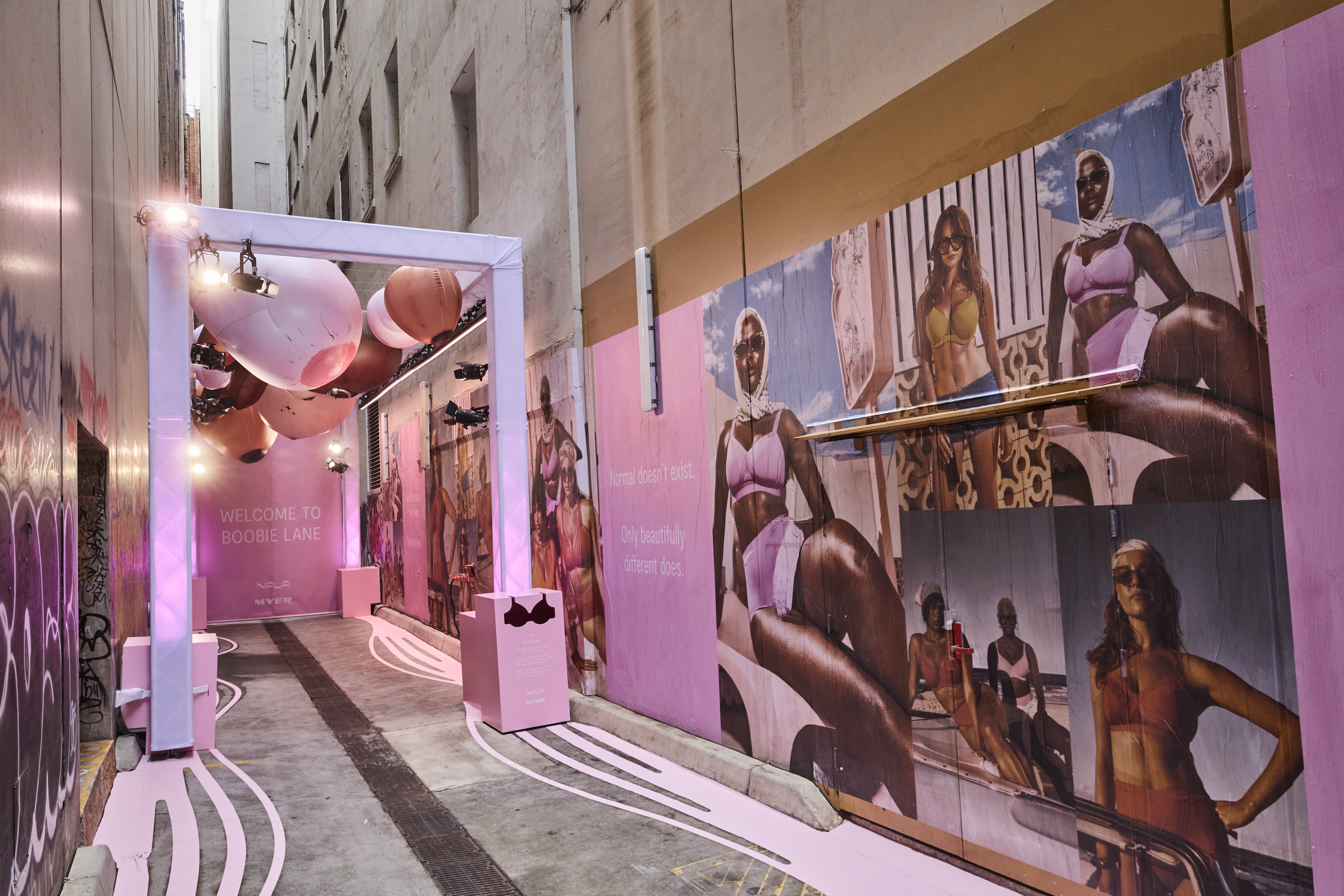 ACTIVATION: NALA X MYER BOOBIE LANE