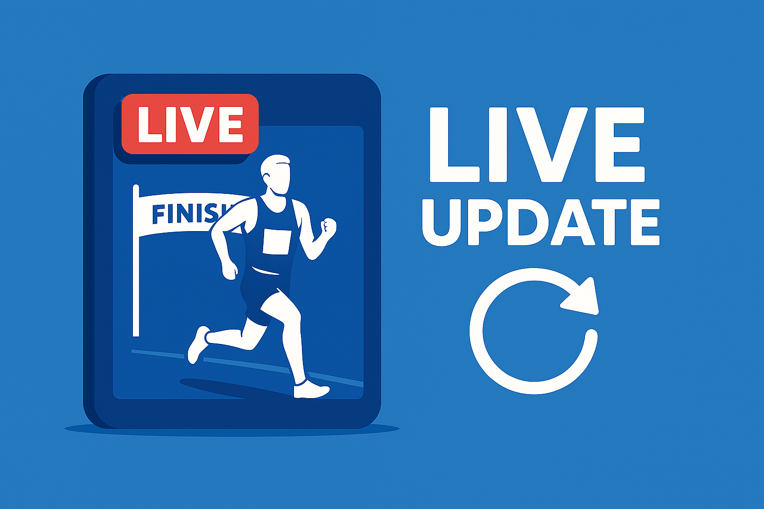 Live oppdatering av resultat KM