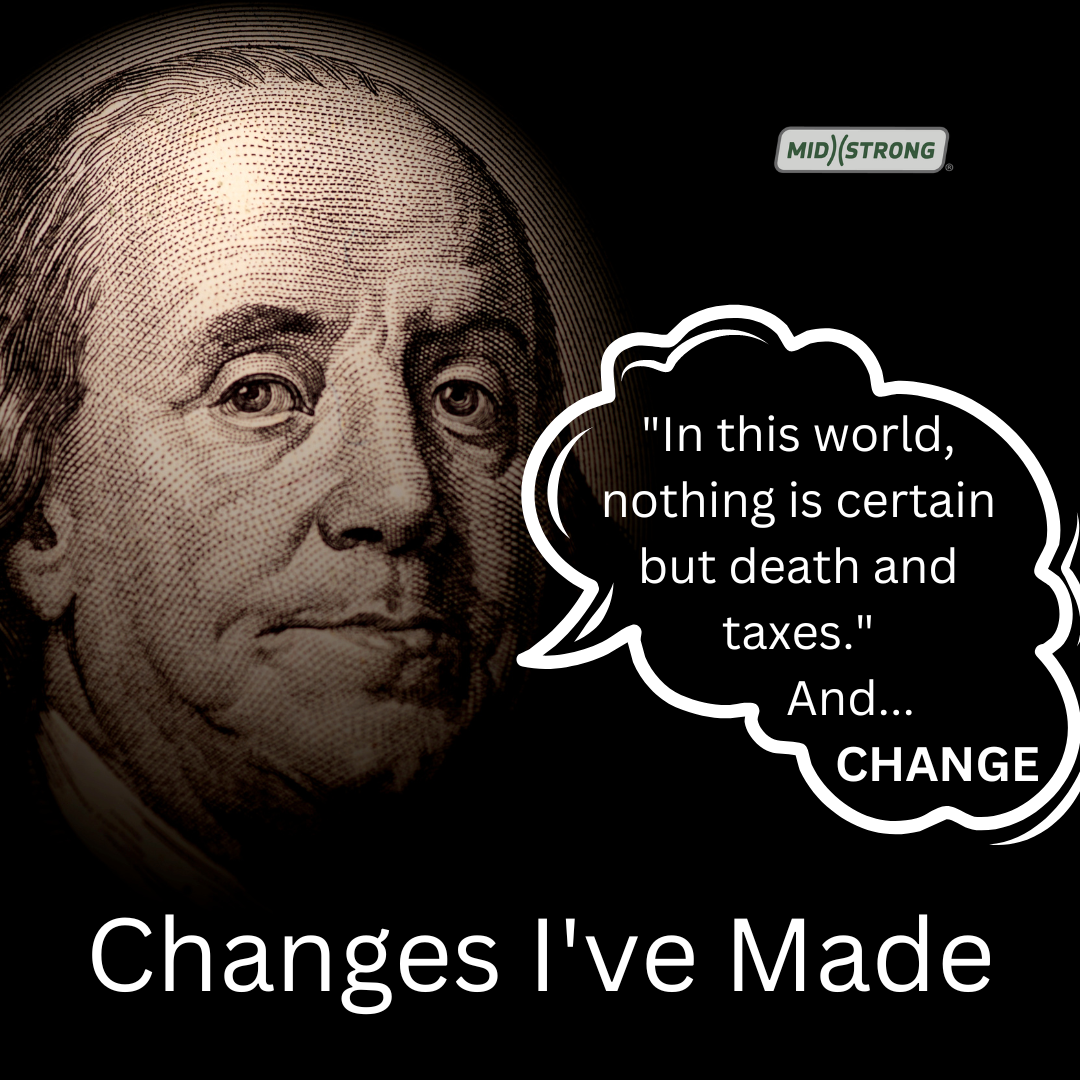 Changes I've Made